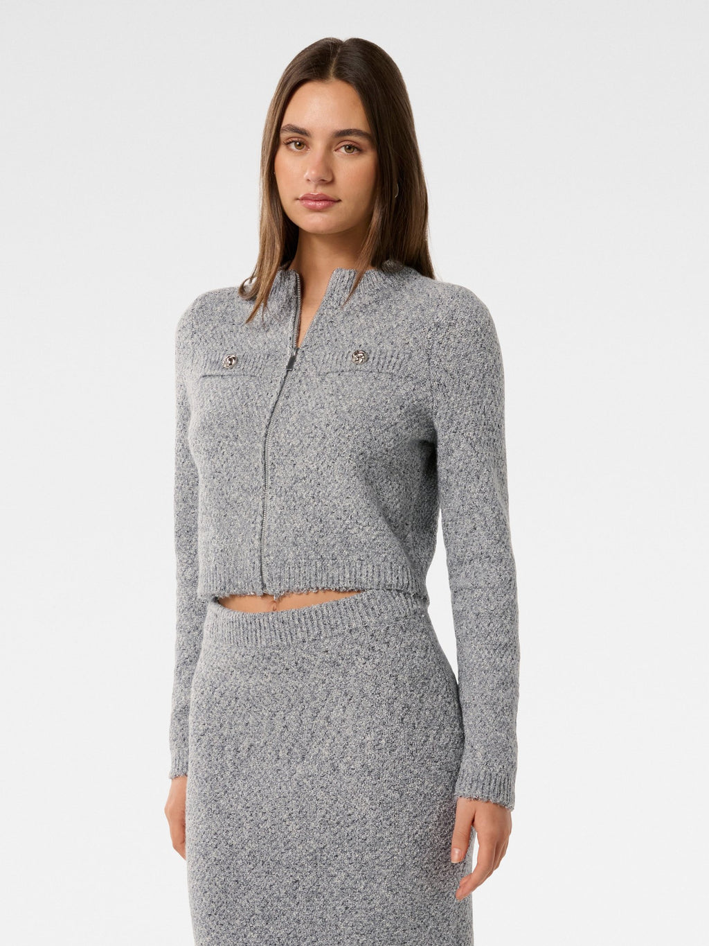  Sasha Boucle Co-ord Cardigan