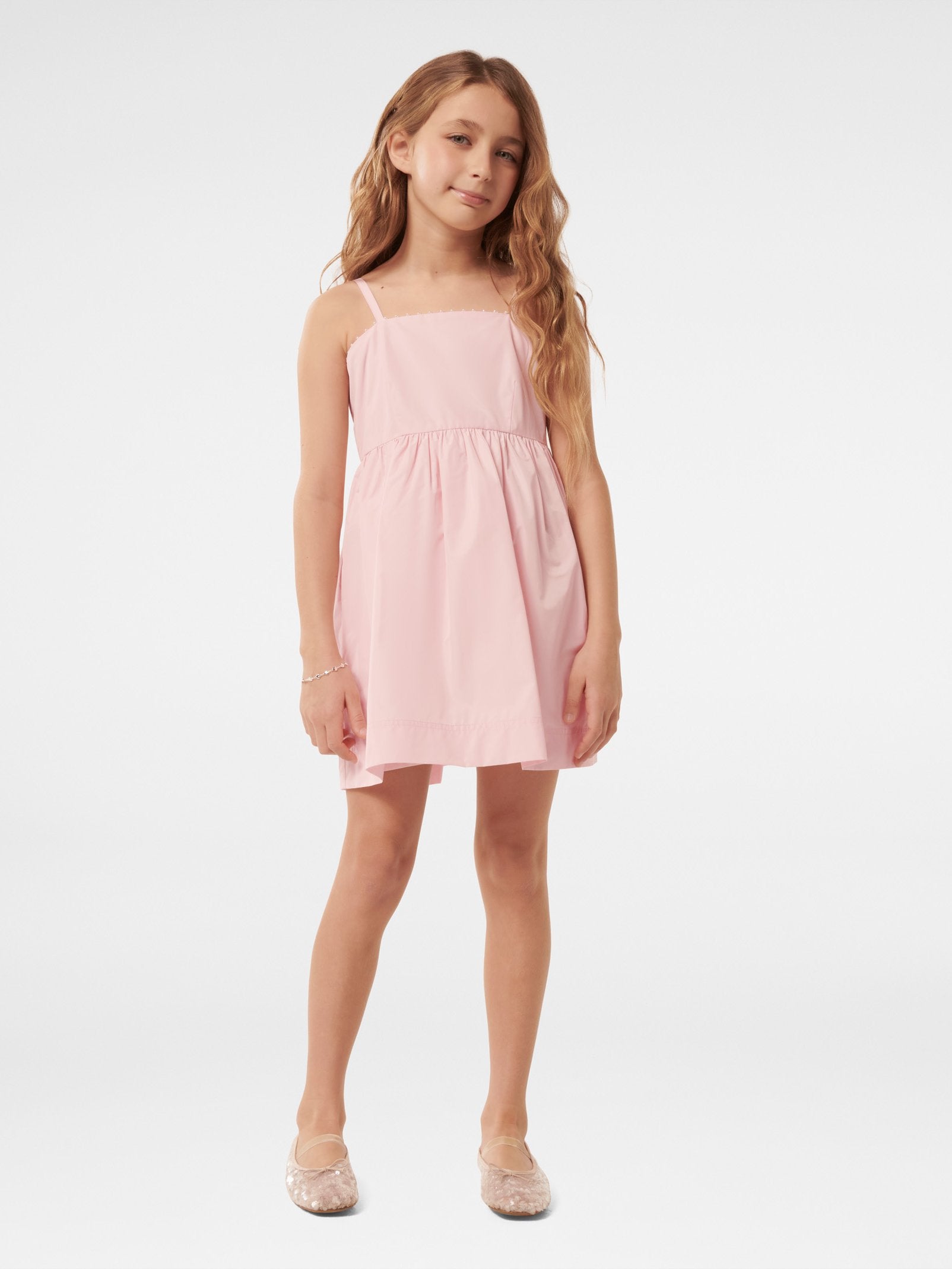 Audrey Bow Mini Teen Dress