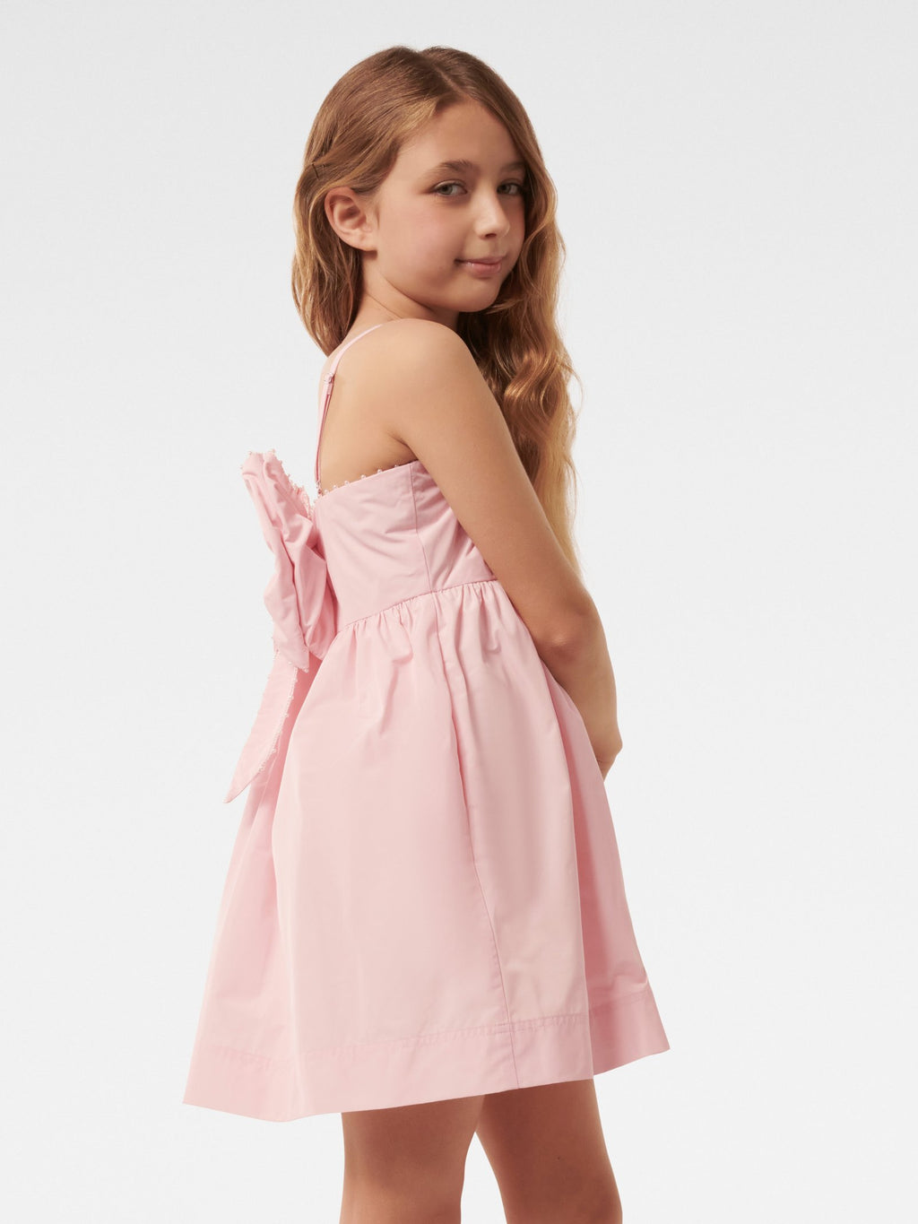 Audrey Bow Mini Teen Dress