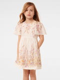 Olivia Placement Print Flutter Dress