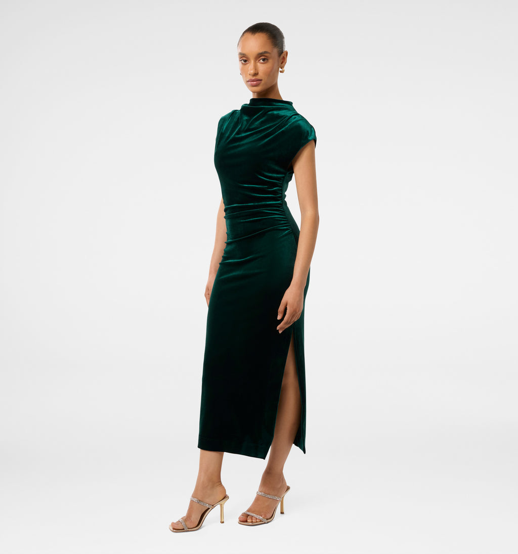 Sammy Petite Velvet Bodycon Maxi Dress