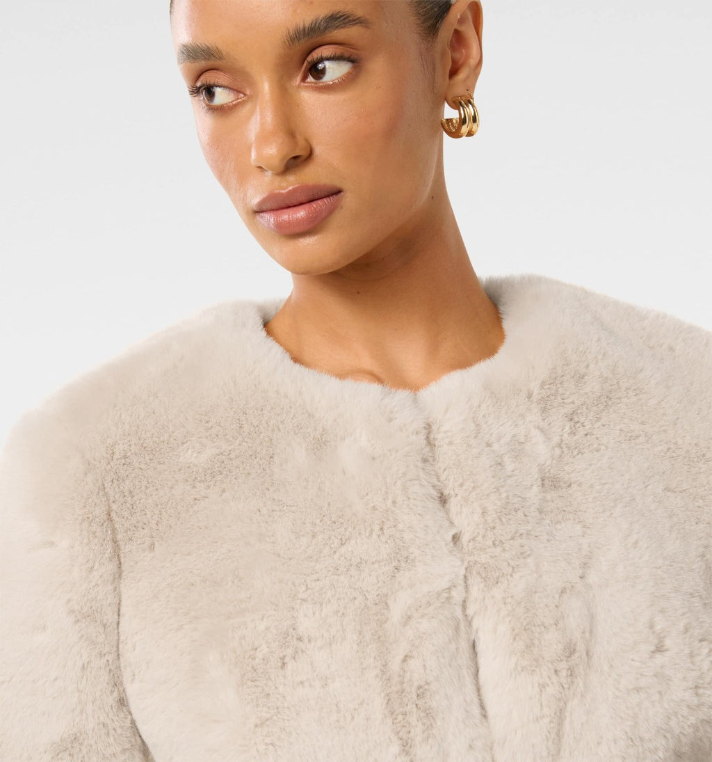 Lana Petite Faux Fur Coat
