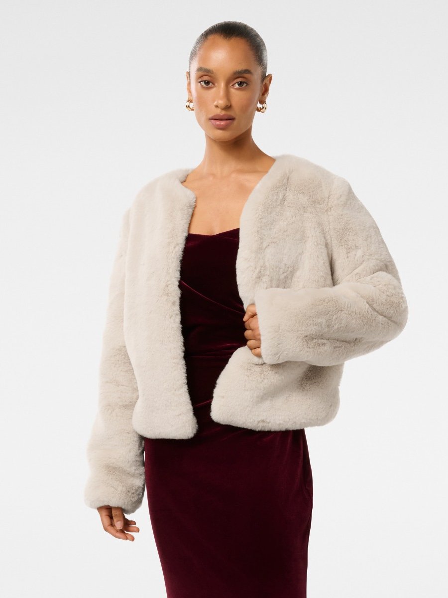 Lana Petite Faux Fur Coat
