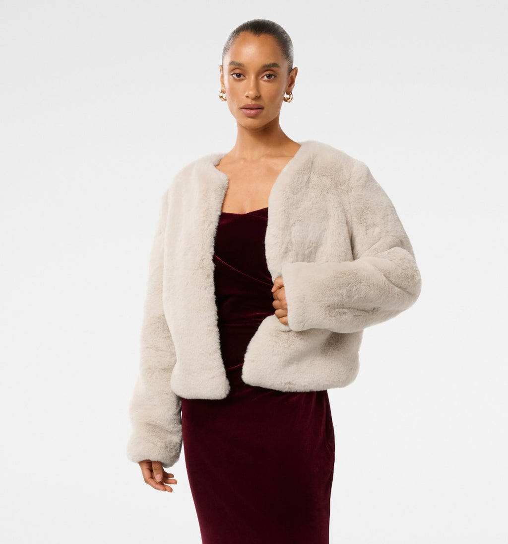 Lana Petite Faux Fur Coat