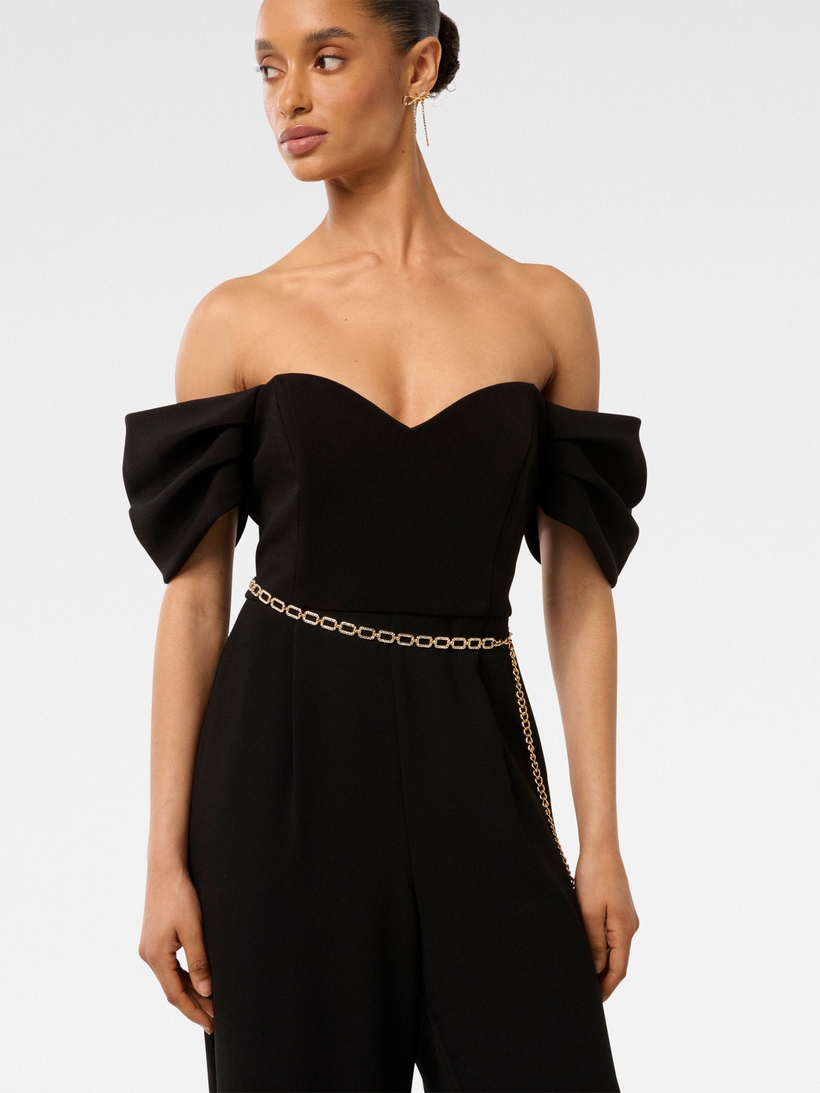  Lea Petite Off Shoulder Jumpsuit