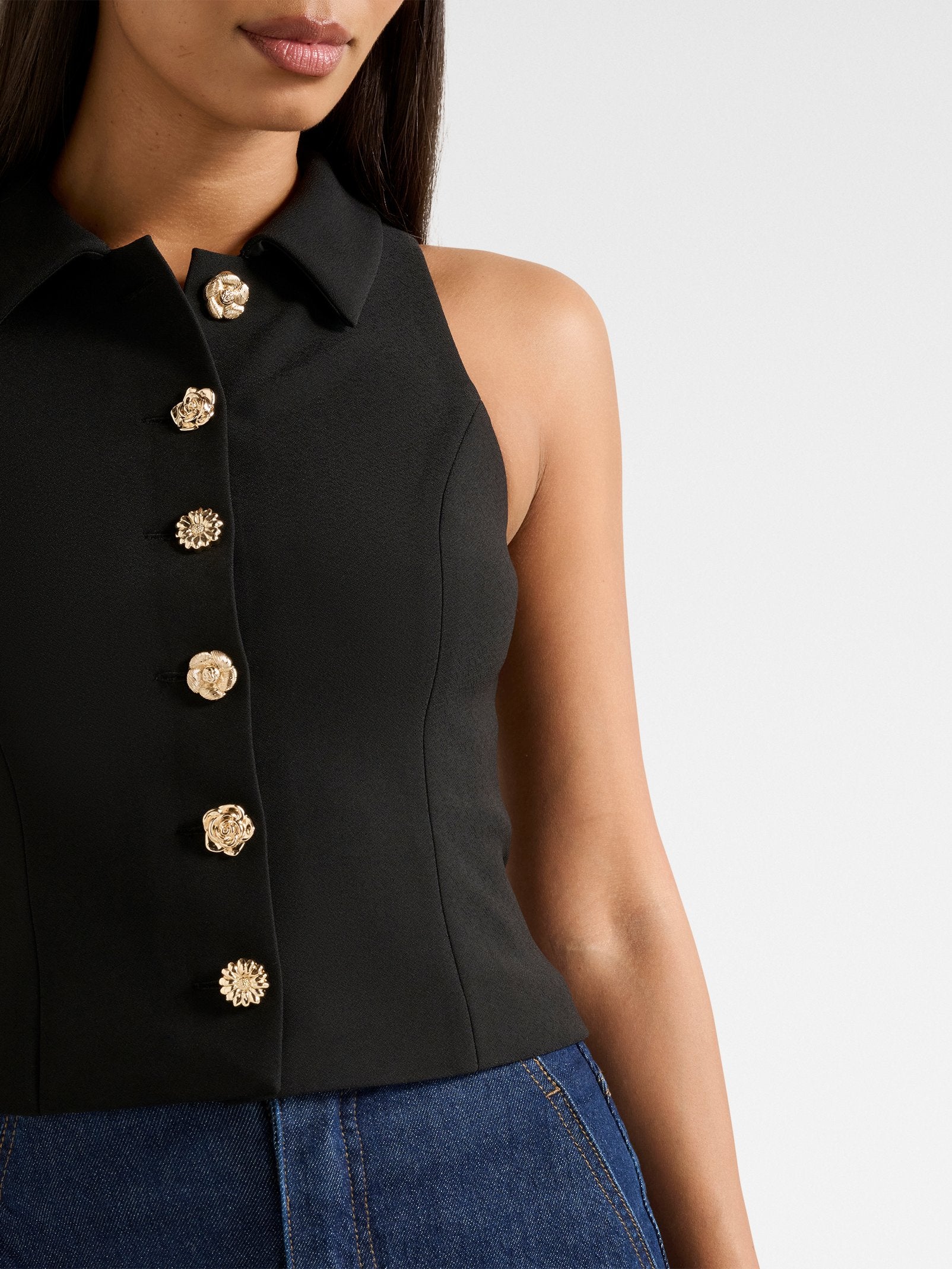Tilly Crepe Halter Top