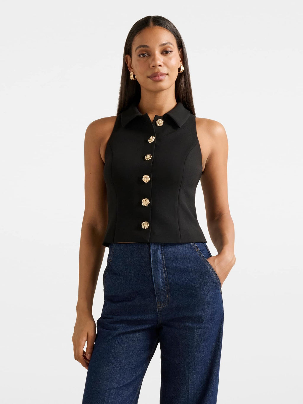 Tilly Crepe Halter Top