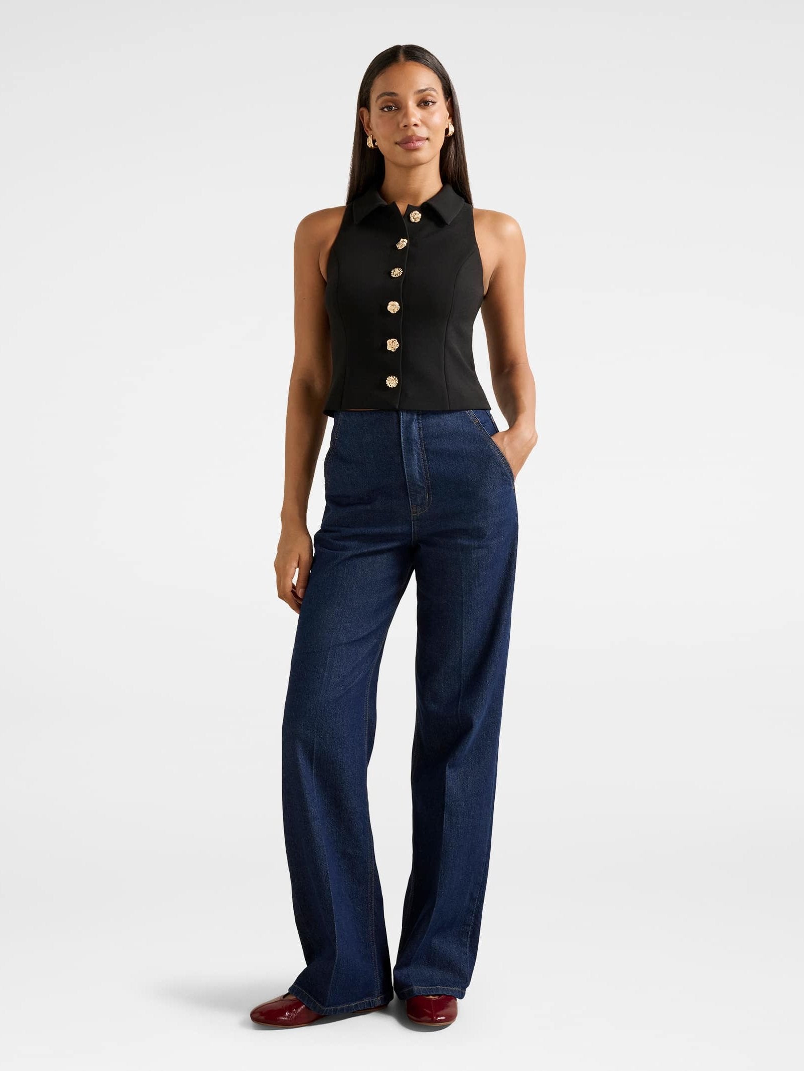 Tilly Crepe Halter Top