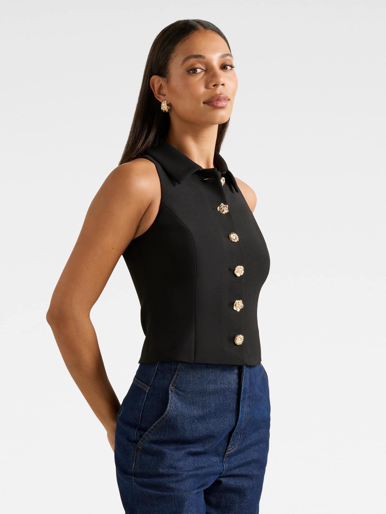 Tilly Crepe Halter Top
