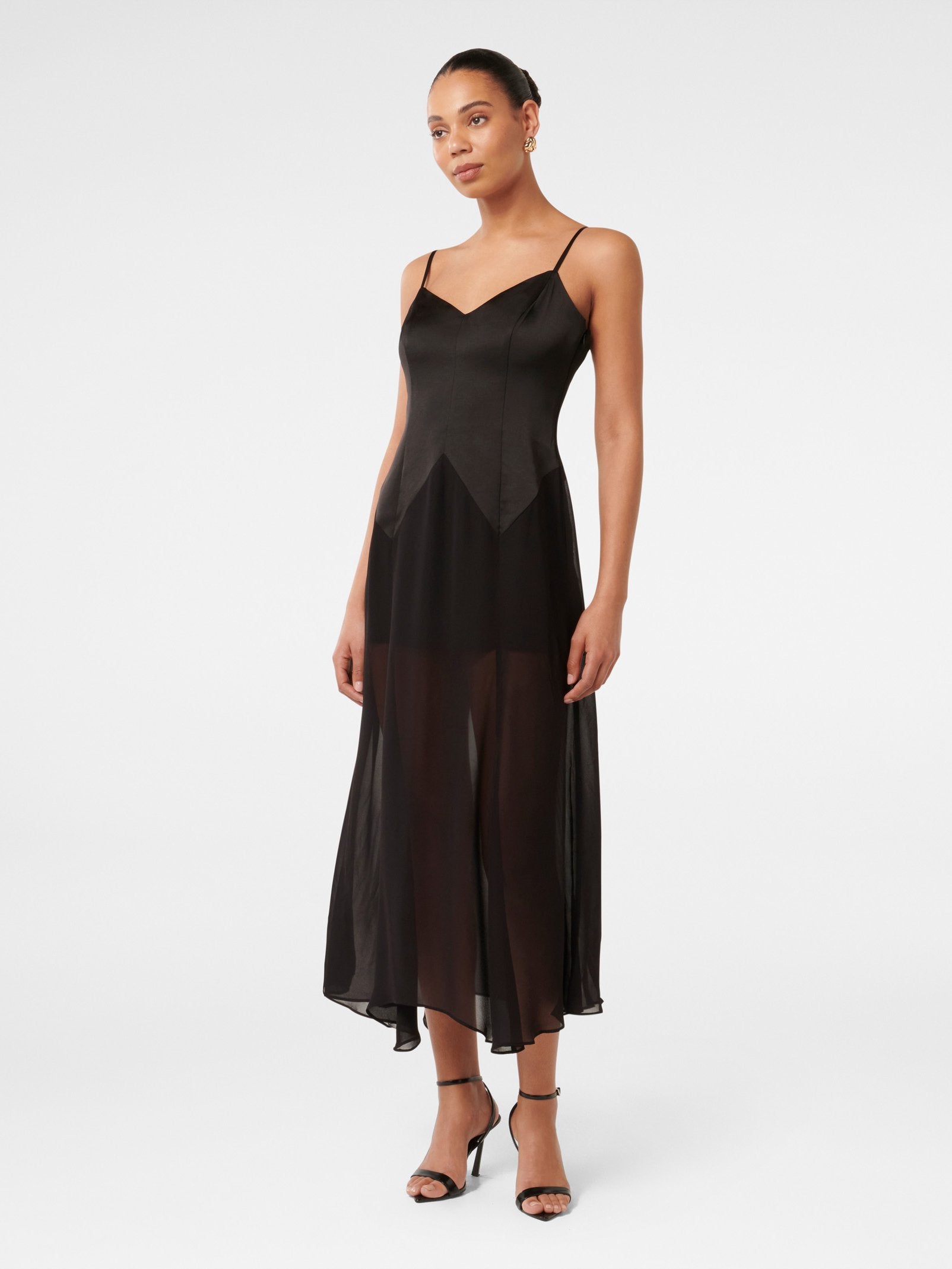  Scarlett Sheer Skirt Maxi Dress