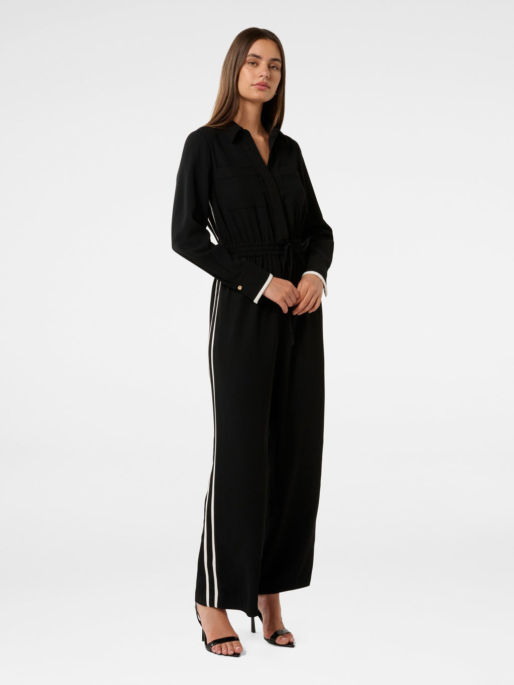  Maddi Contrast Stripe Jumpsuit