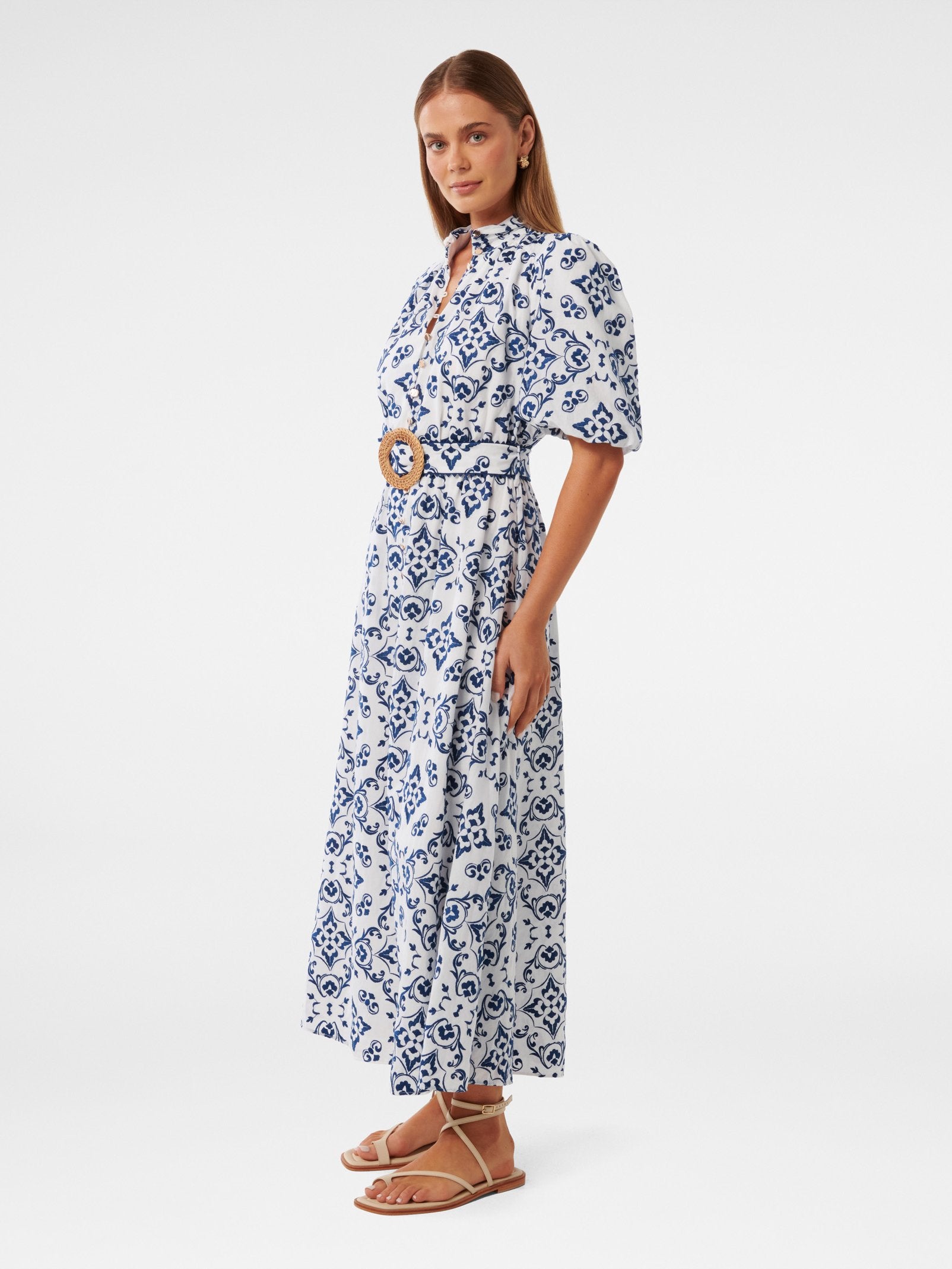  Rhiannon Embroidered Midi Dress