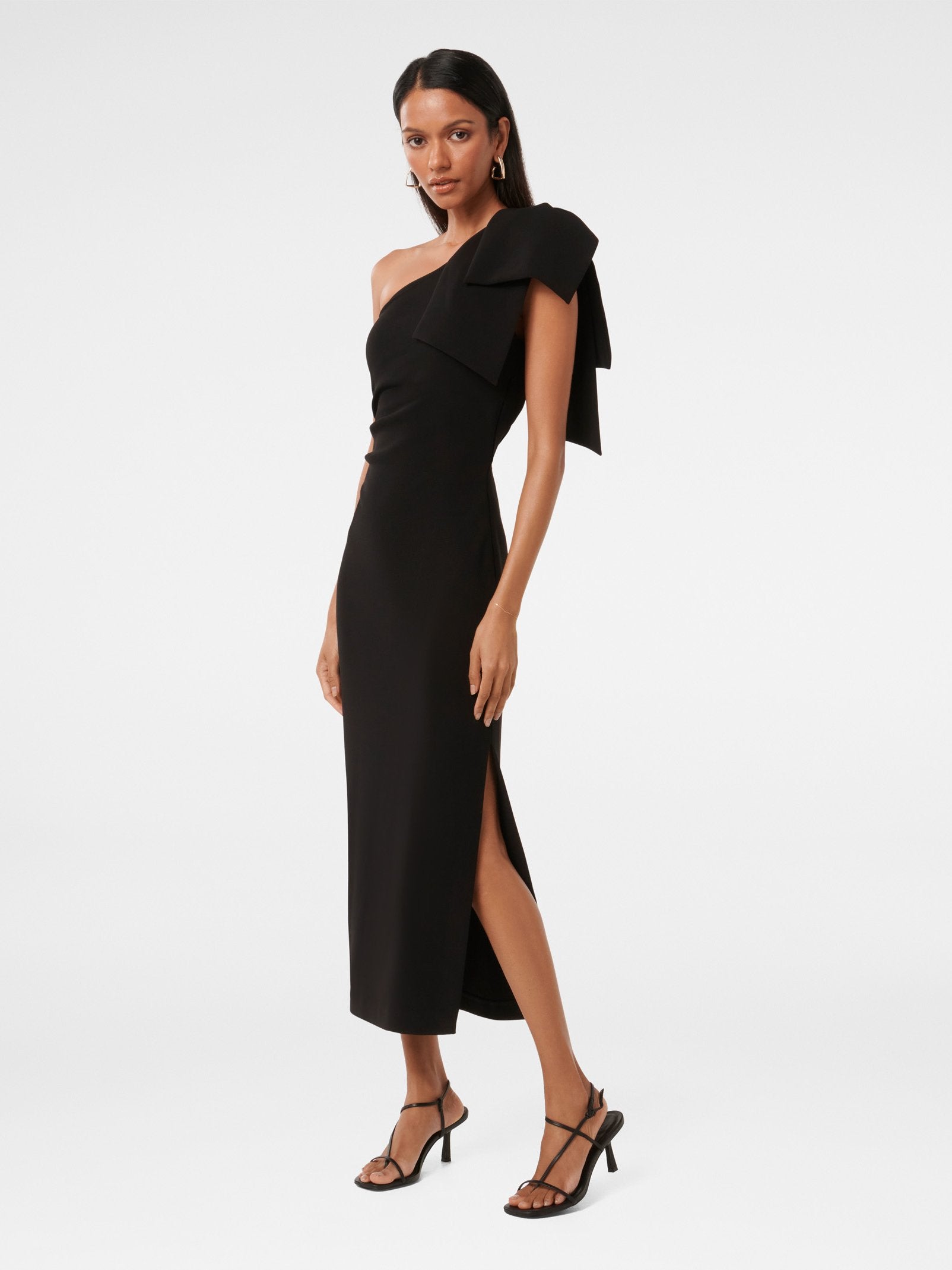 Jade Petite Bow Bodycon Midi Dress