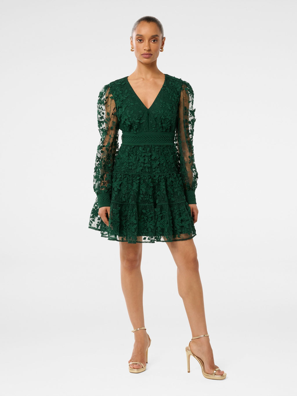  Frances Petite Lace Mini Dress