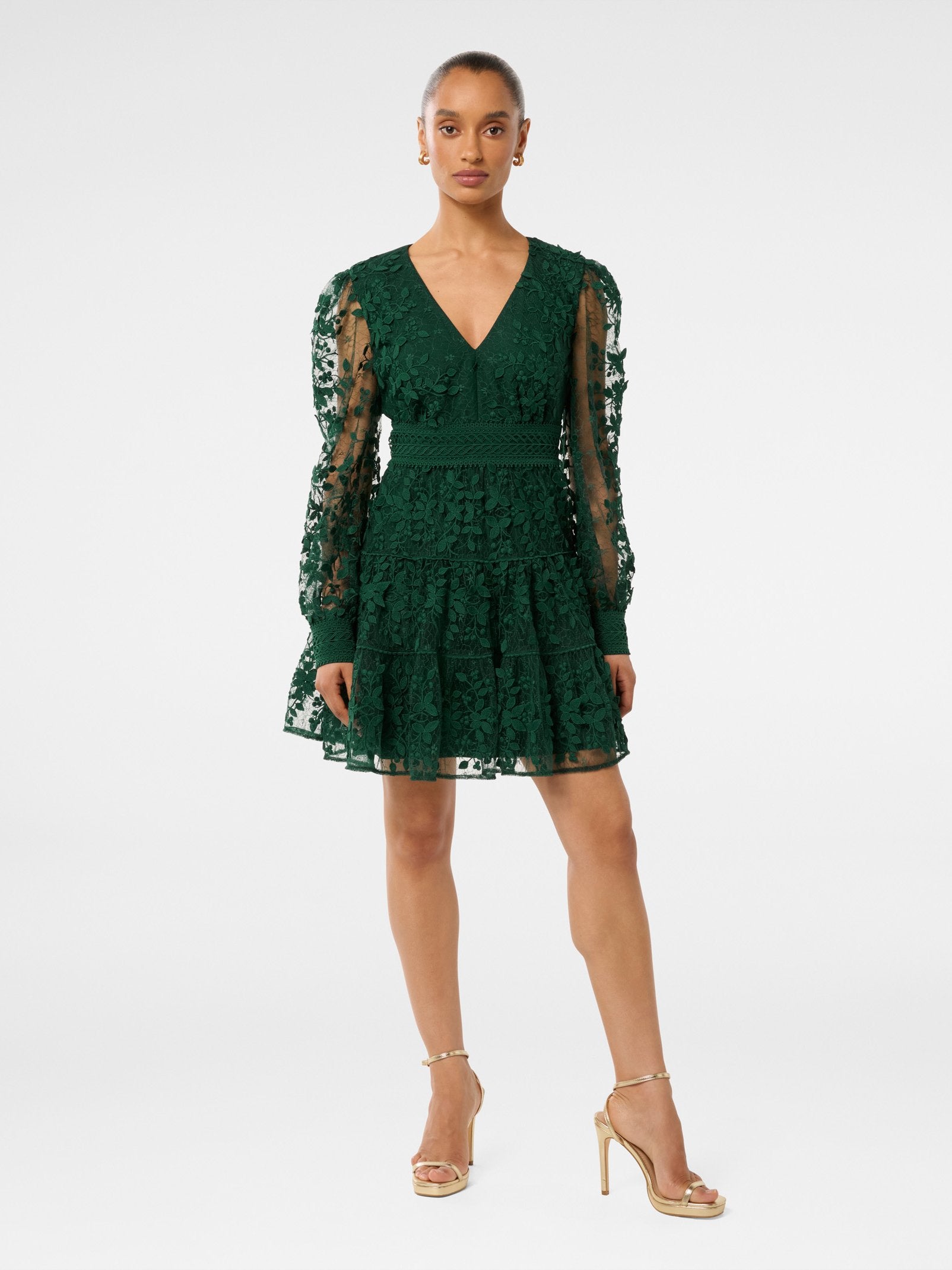  Frances Petite Lace Mini Dress
