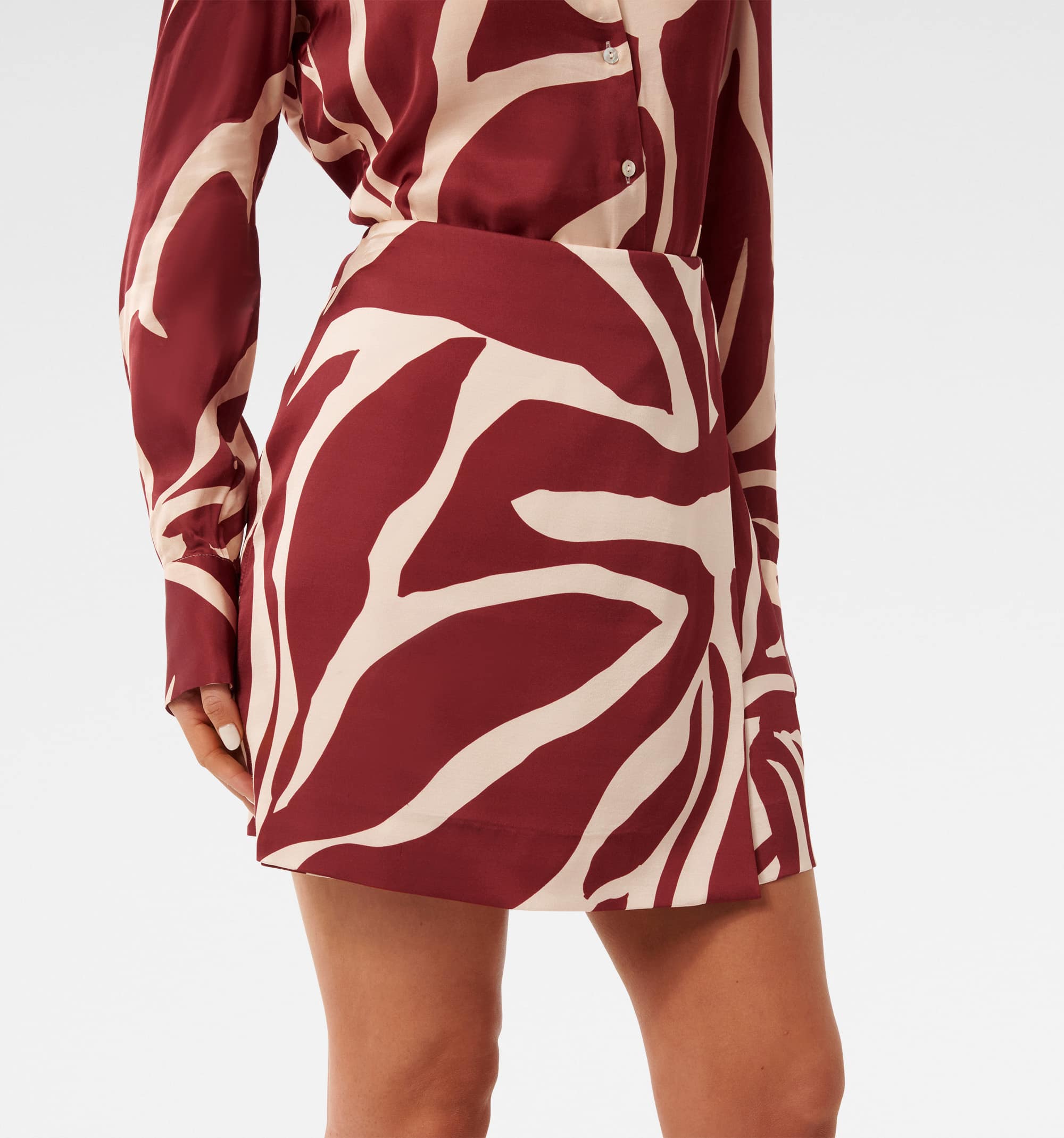 Harvey Wrap Mini Skirt