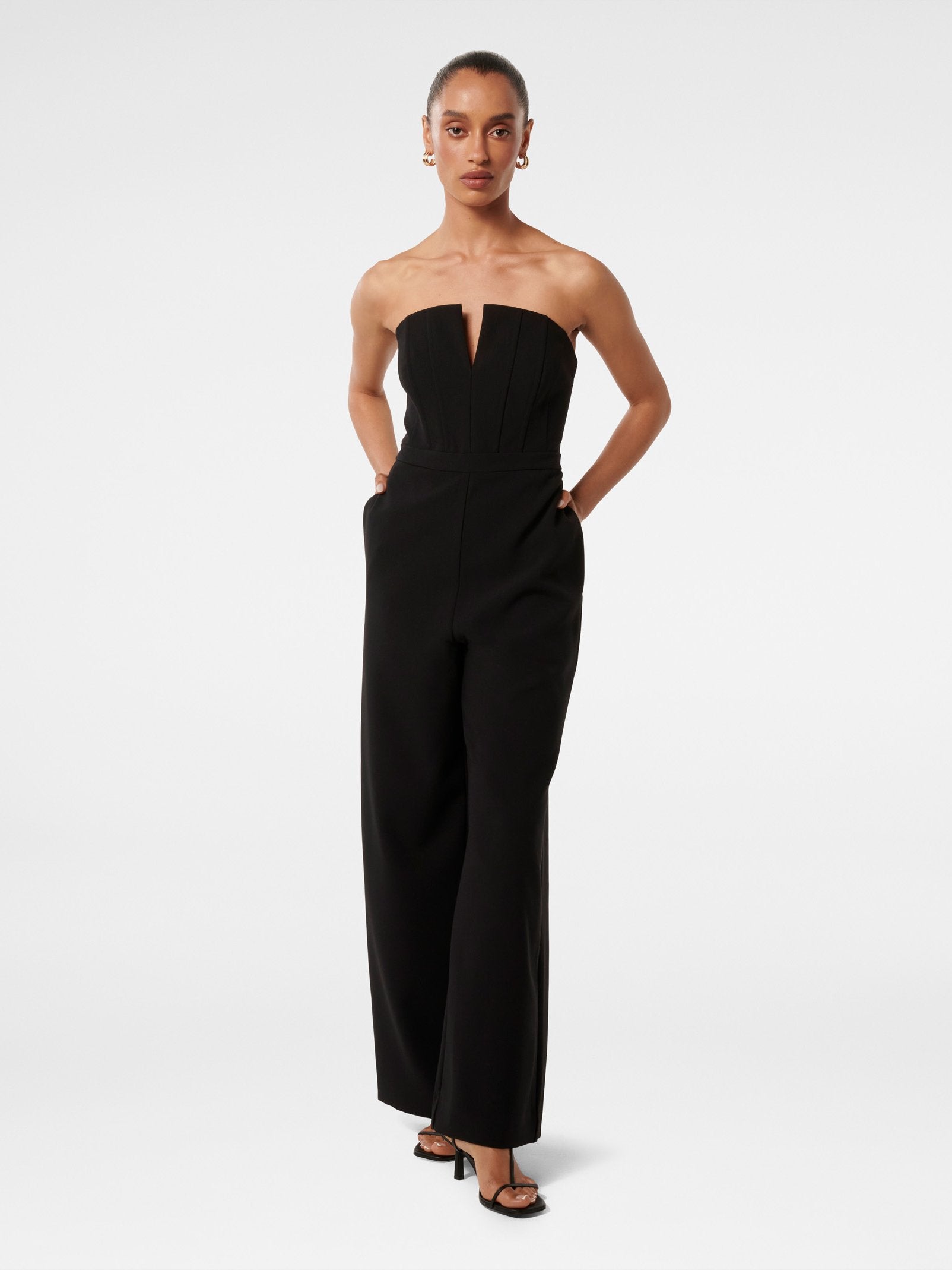 Cora Petite Corset Bodice Jumpsuit