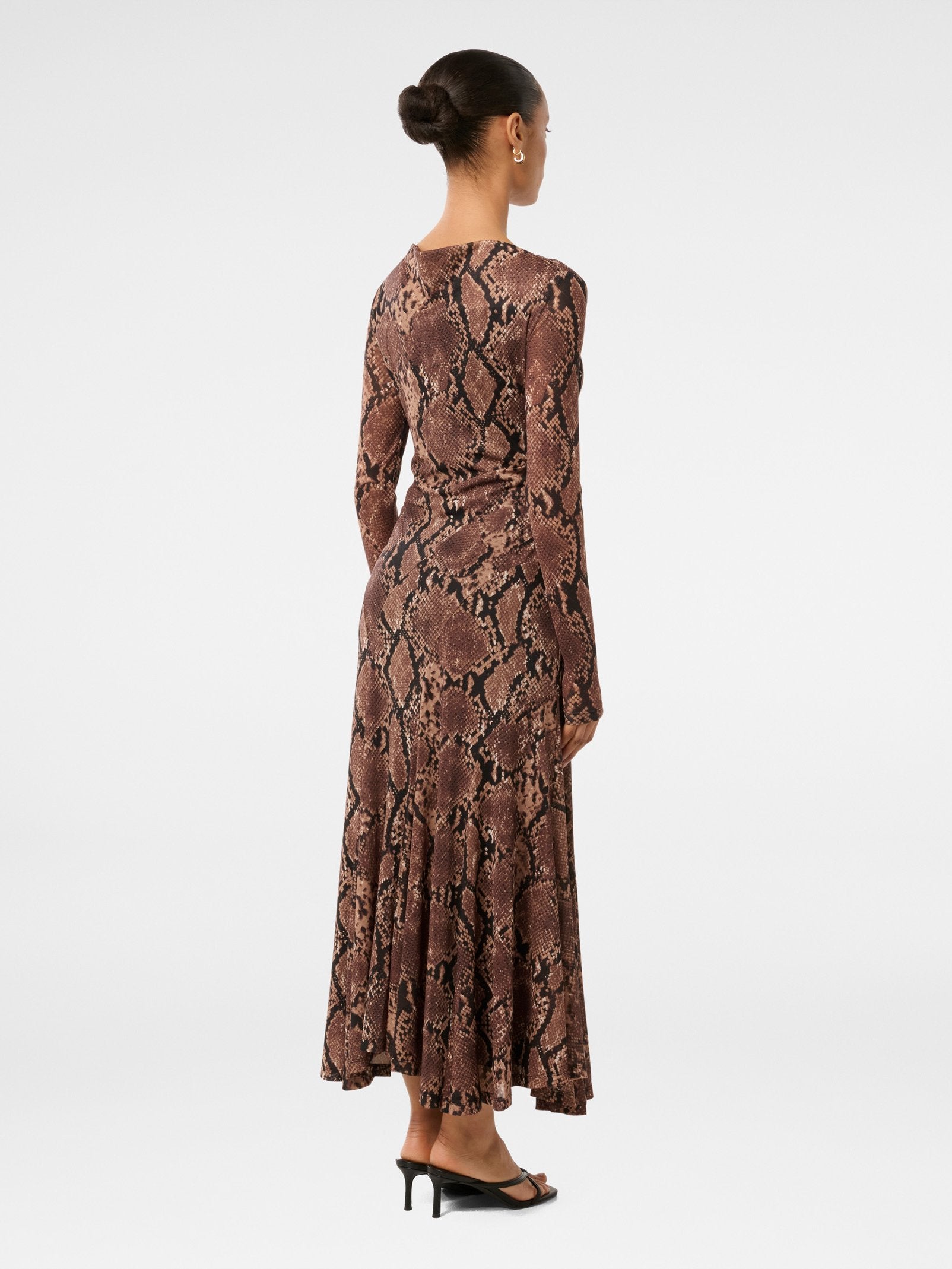 Tammy Petite Asymmetric Hem Midi Dress