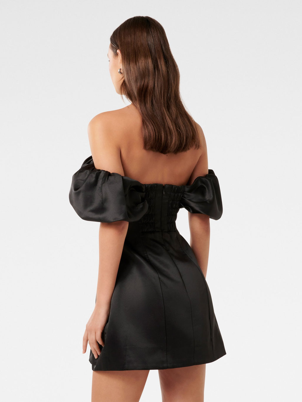  Janice Off Shoulder Mini Dress