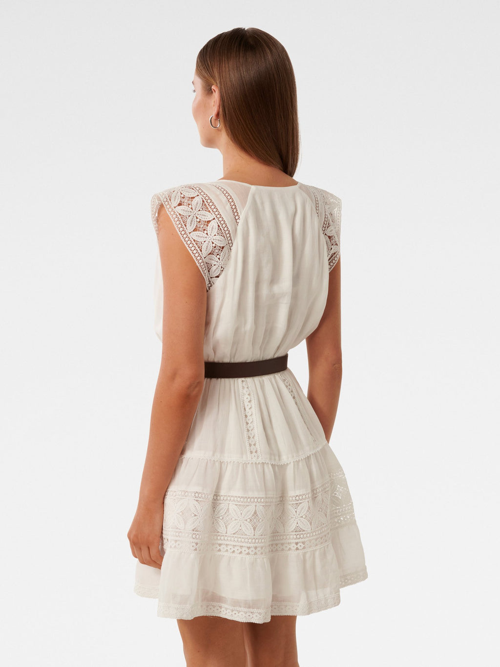 Sarah Belted Trim Mini Dress