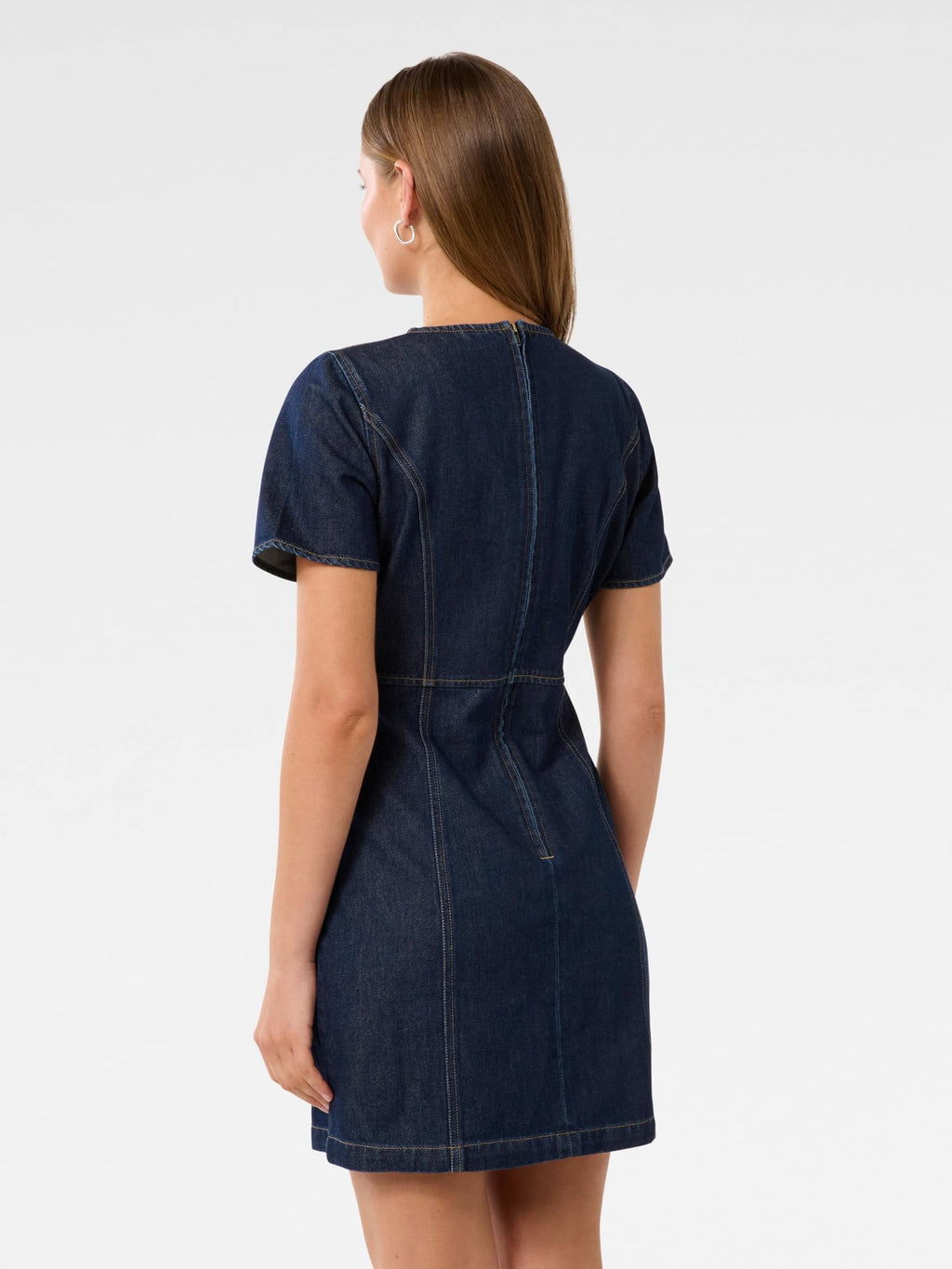 Bleu Shift Denim Mini Dress