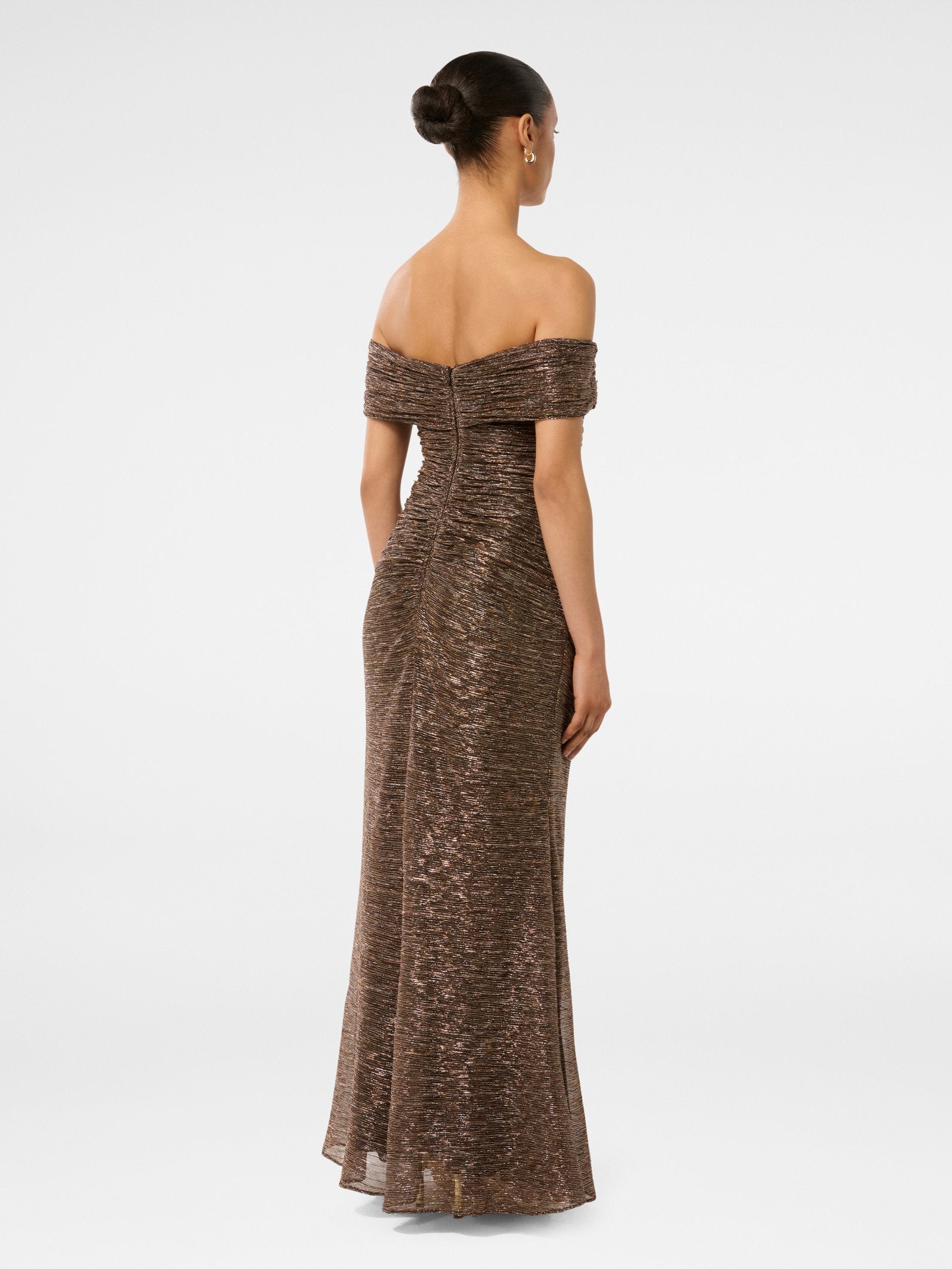  Wilma Petite Plisse Maxi Dress