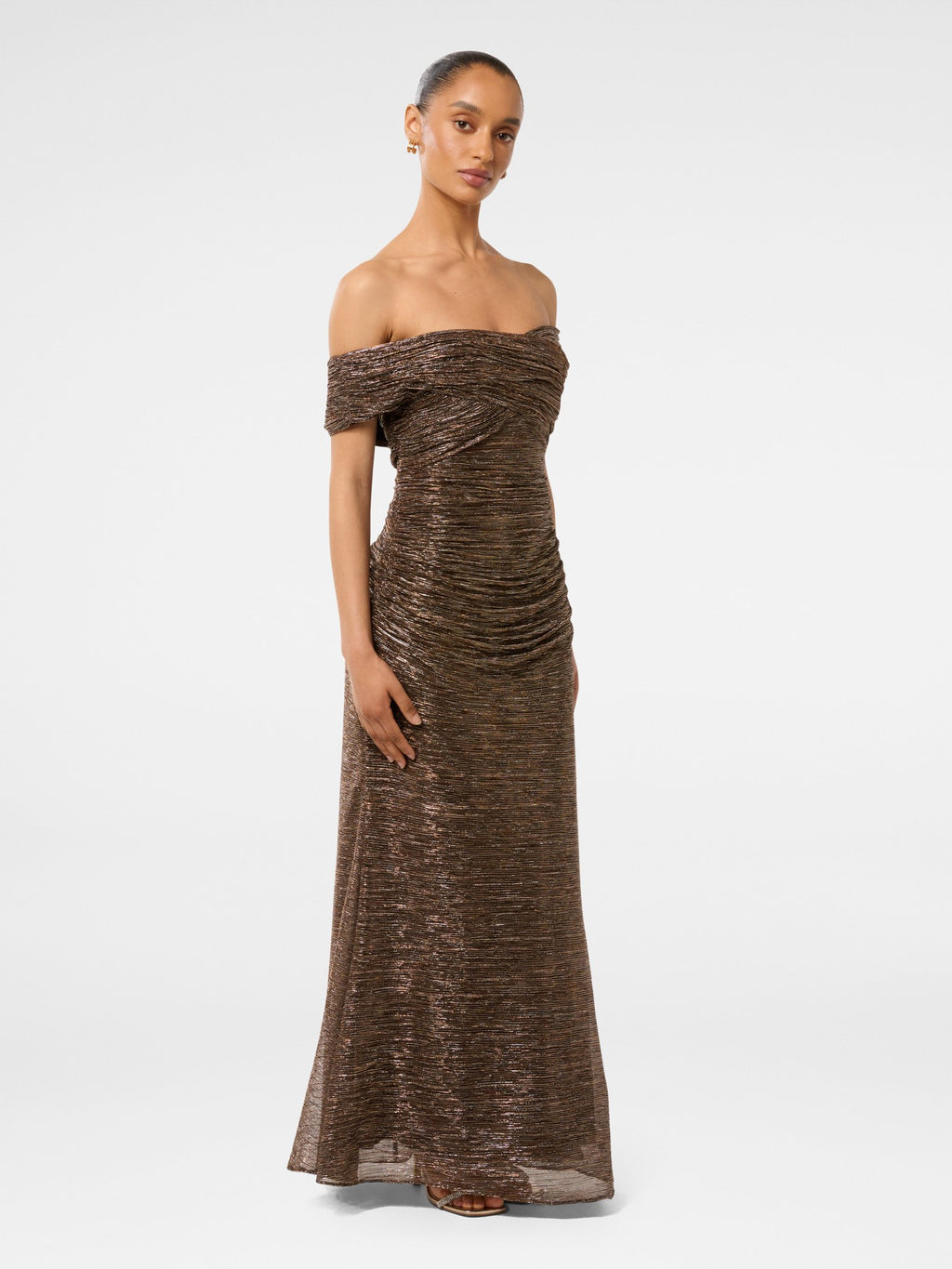  Wilma Petite Plisse Maxi Dress