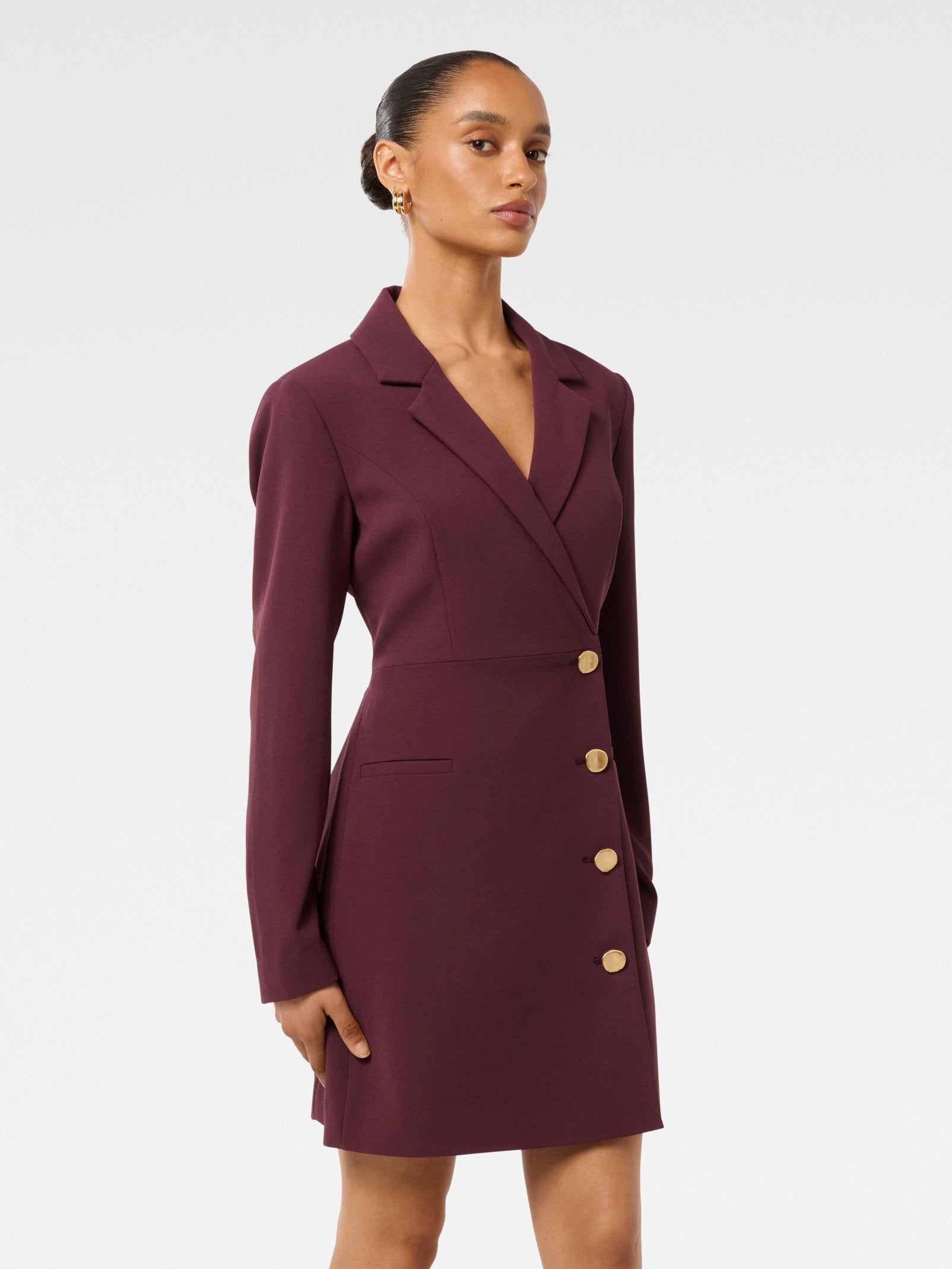  Billie Petite Wrap Blazer Dress