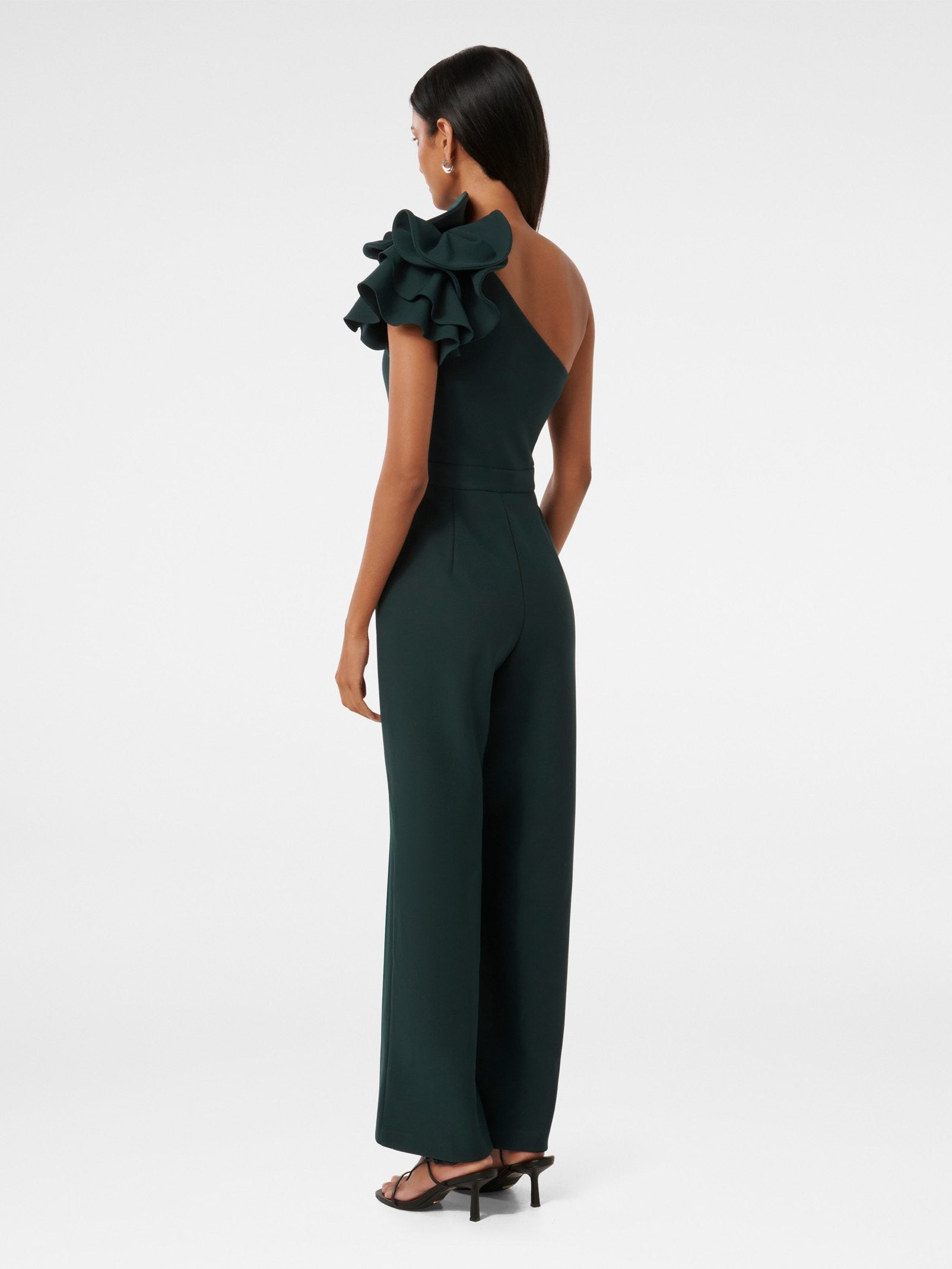  Celeste Petite Ruffle Jumpsuit