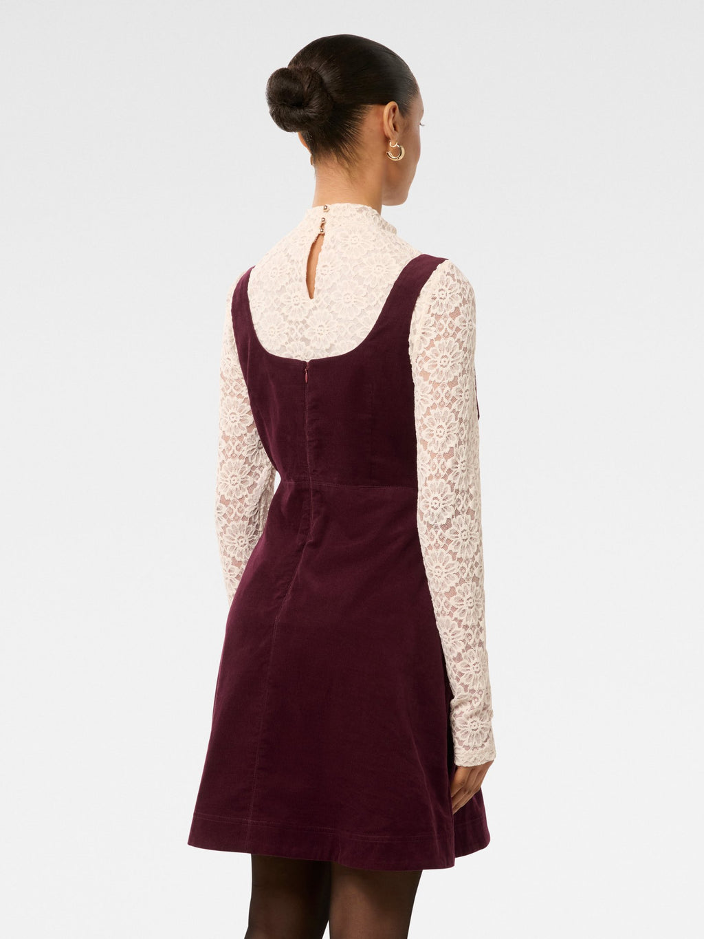  Camille Petite 2 in 1 Cord Mini Dress