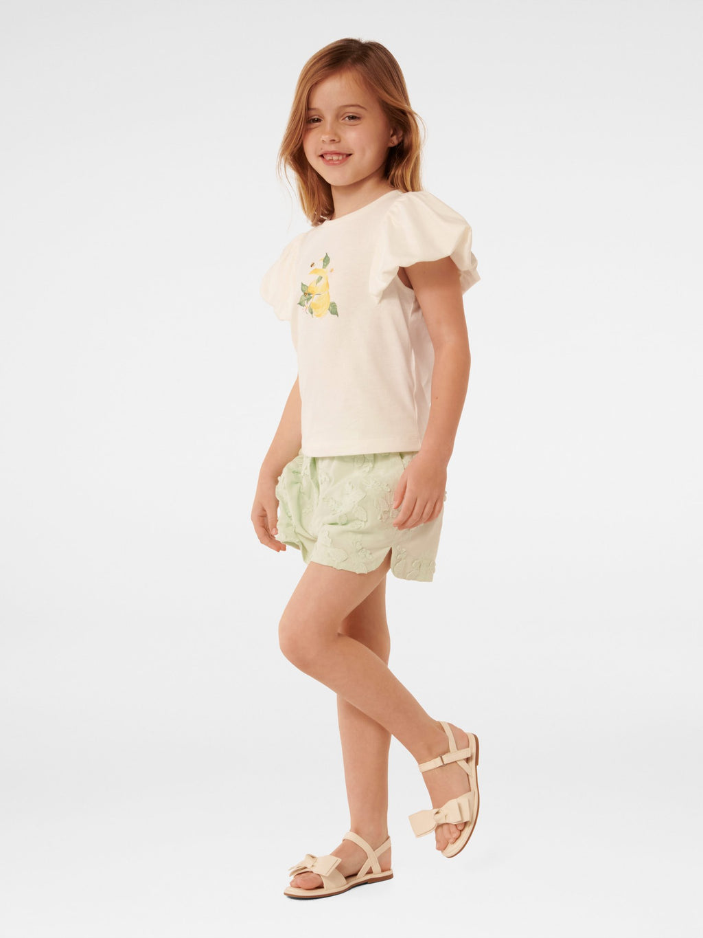  Sunny Lemon Drop Girls Tee Top