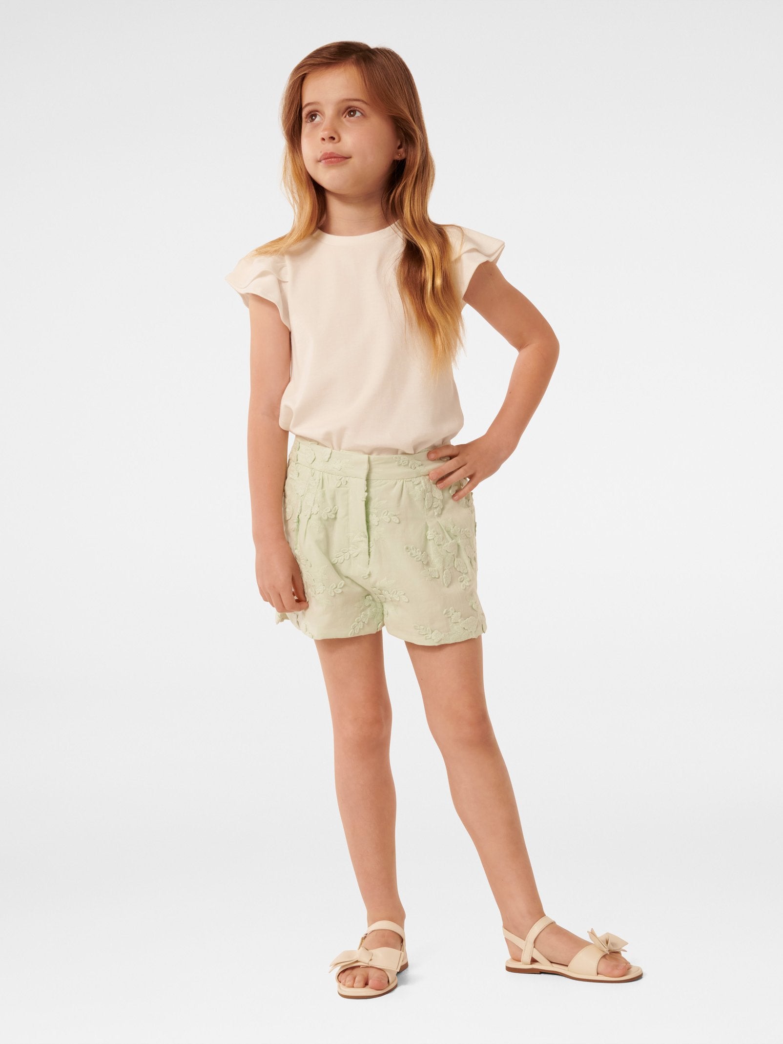 Scarlett Emb Girls Short