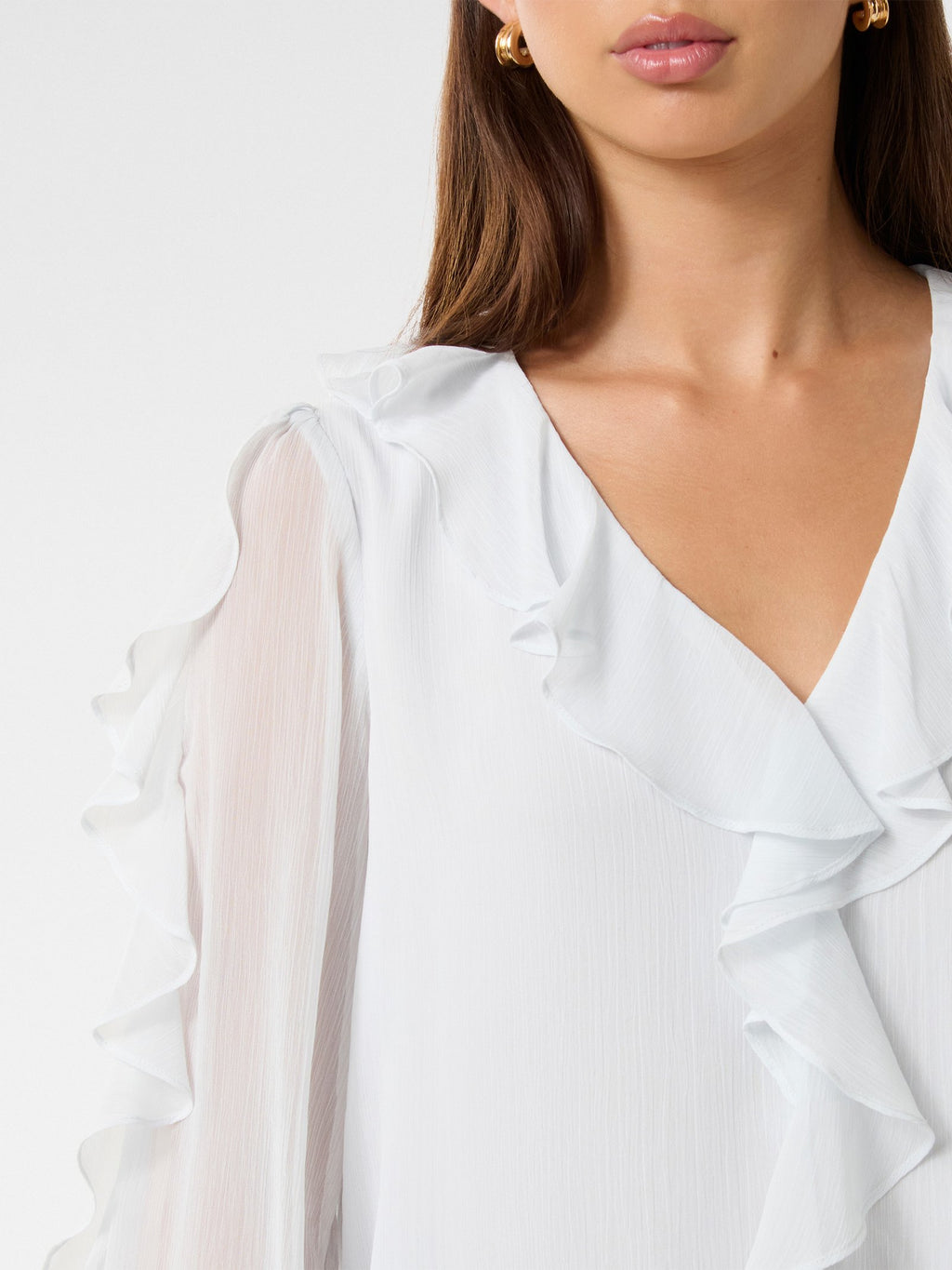 Novi Ruffle Front Blouse