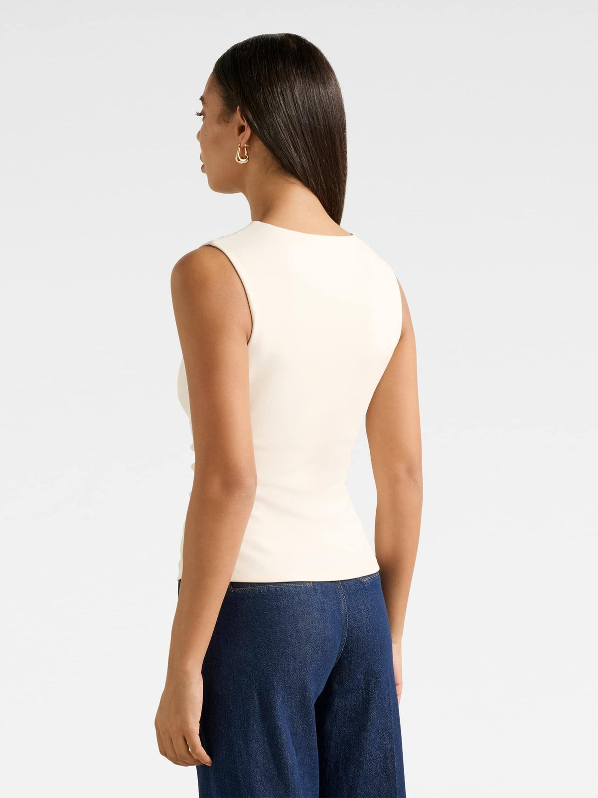Becca Hardware Detail Draped Top