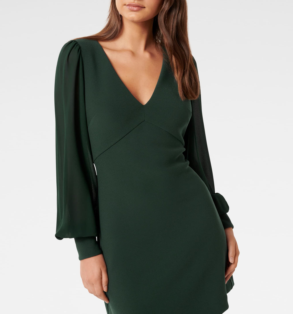 Adelaide V Neck Mini Dress