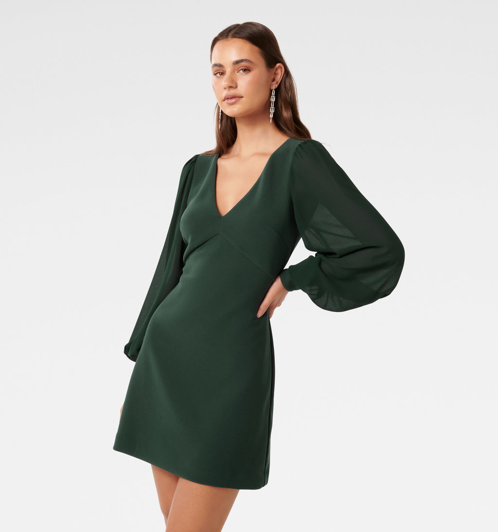 Adelaide V Neck Mini Dress