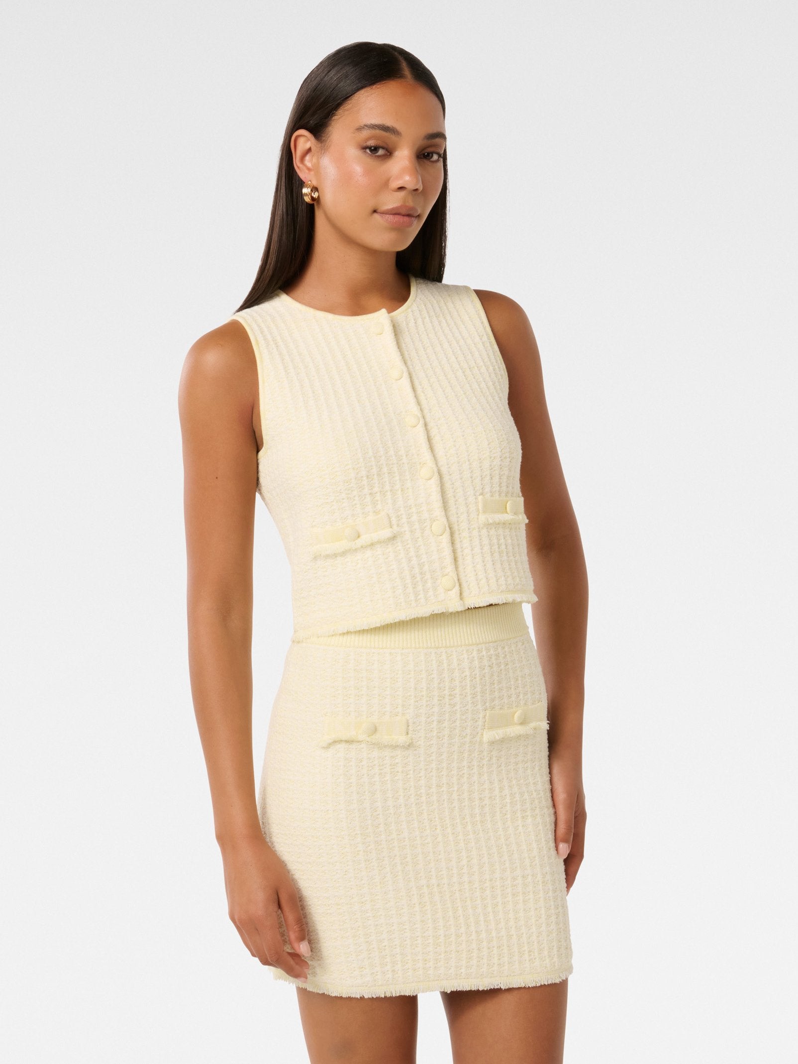  Aria Boucle Knit Tank