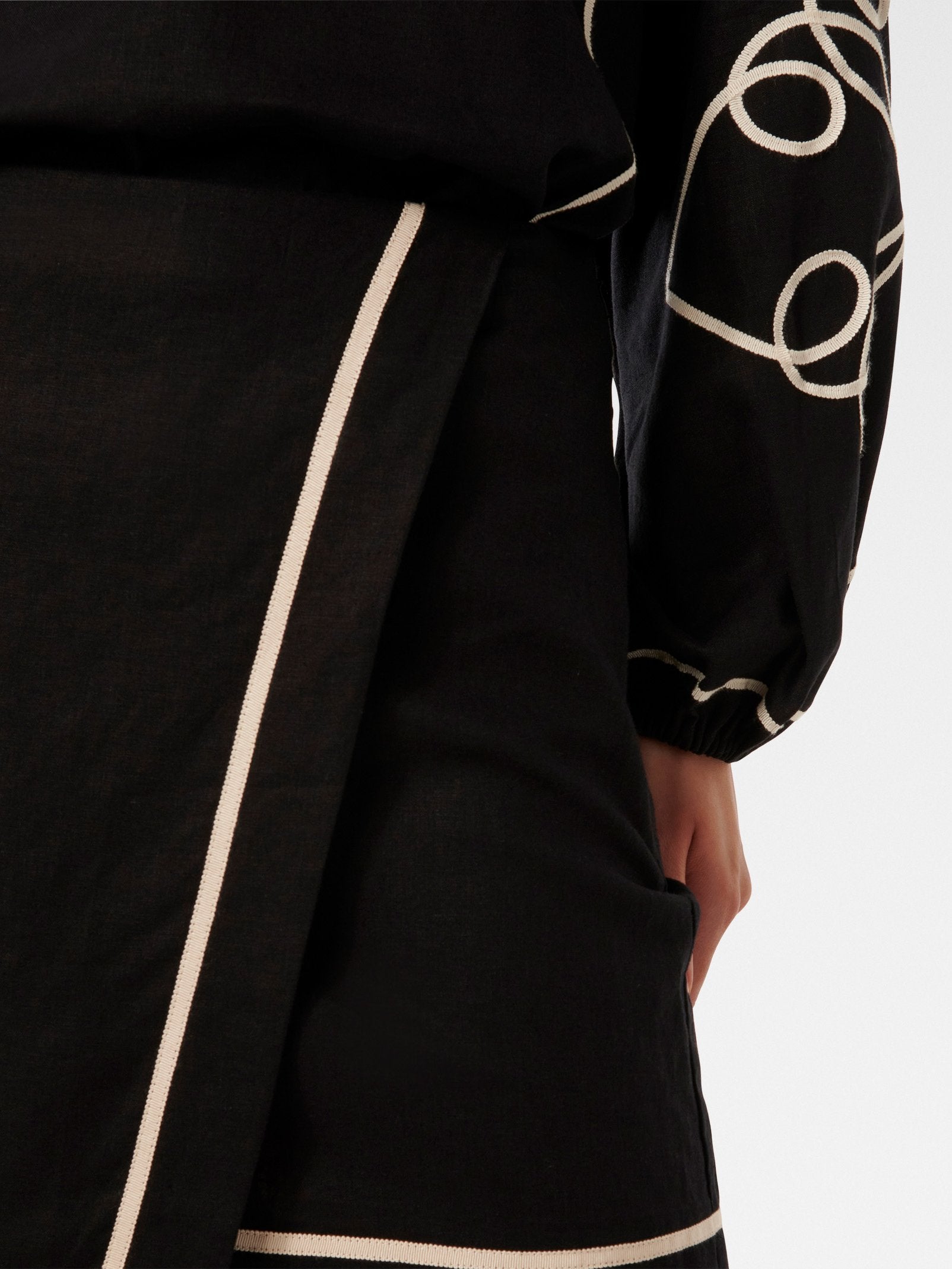  Claude Wrap Mini Skirt