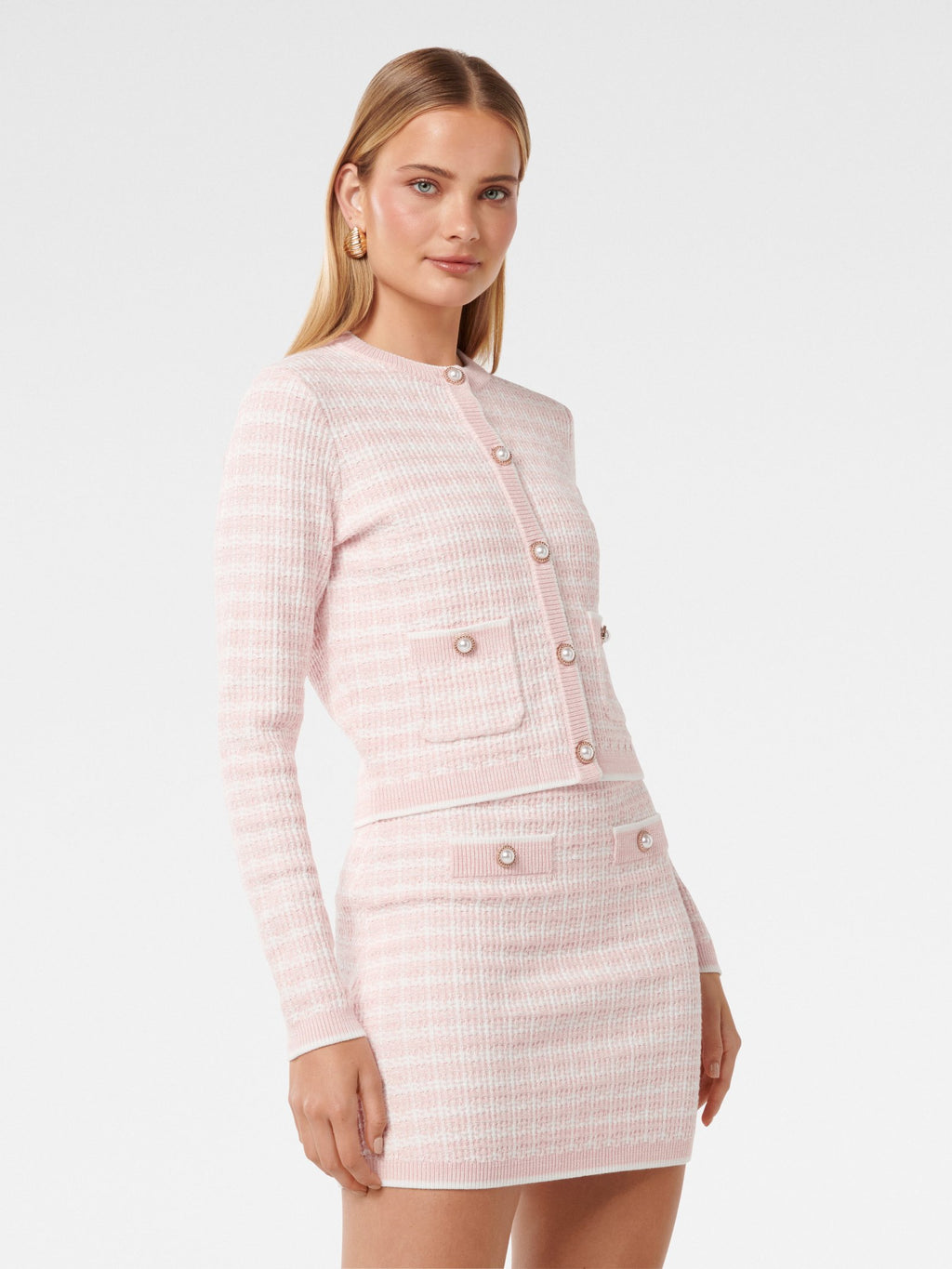 Louise Boucle Knit Skirt