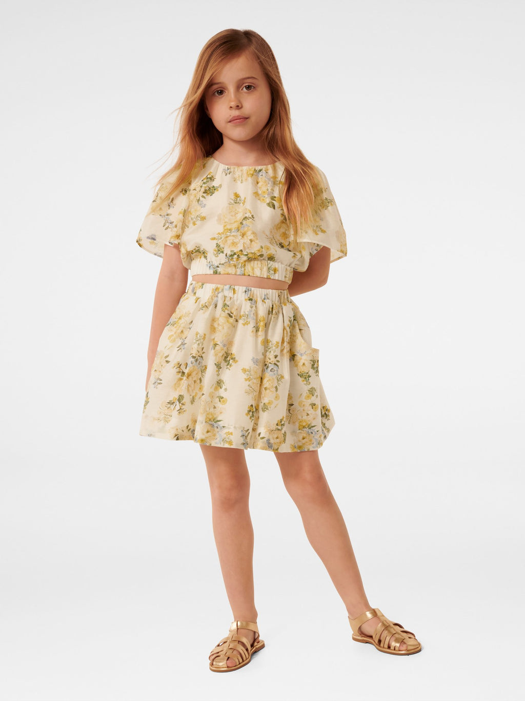  Arabella Flutter Girls Top