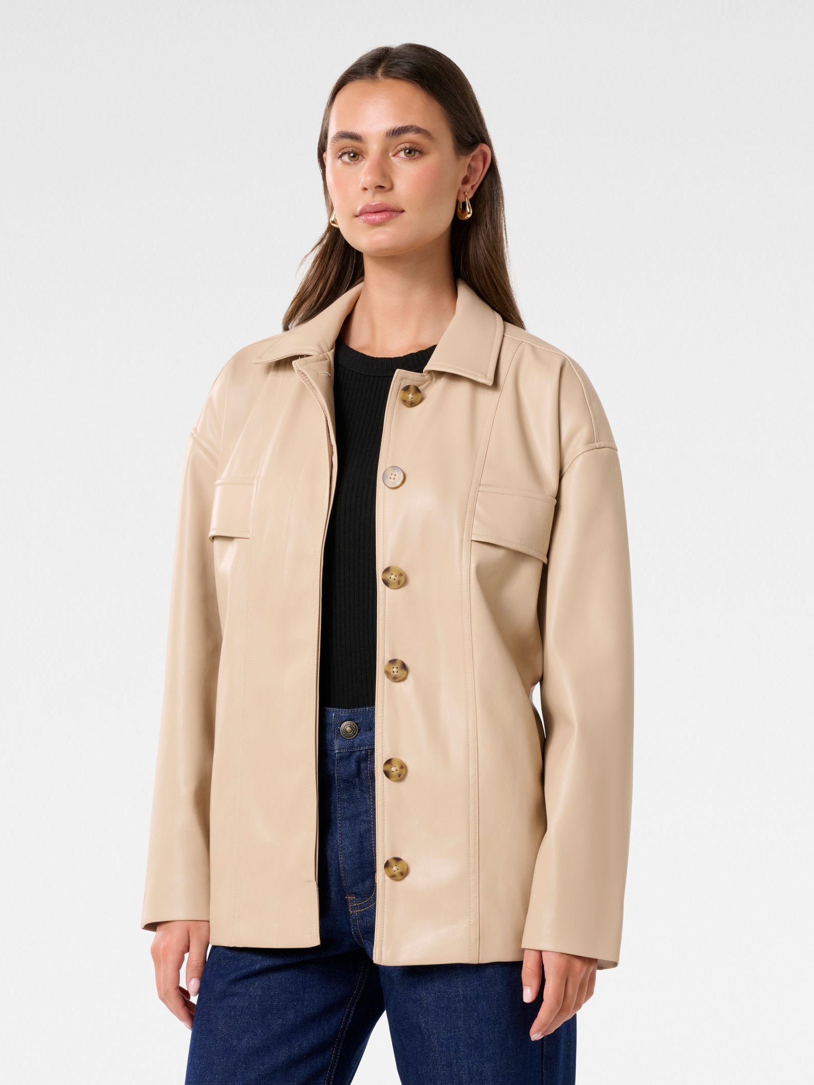  Karli PU Shacket