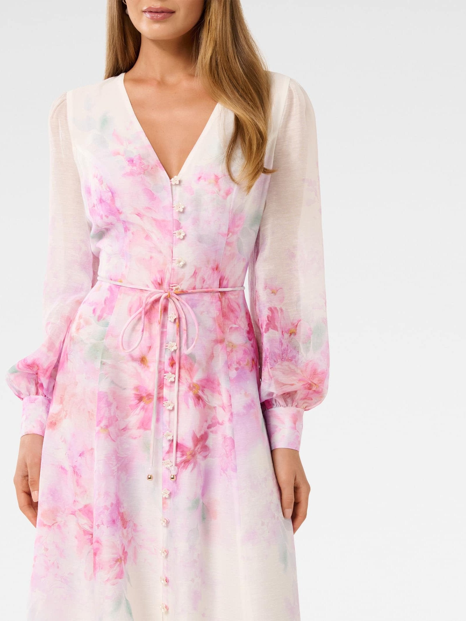 Kahlani Printed Midi Dress