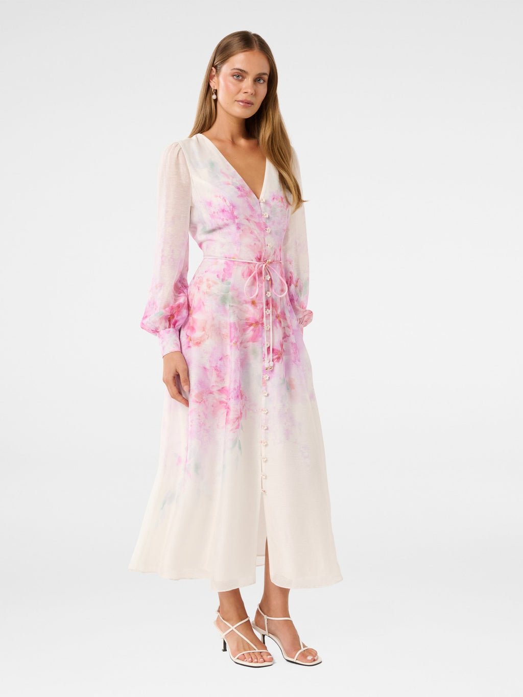 Kahlani Printed Midi Dress