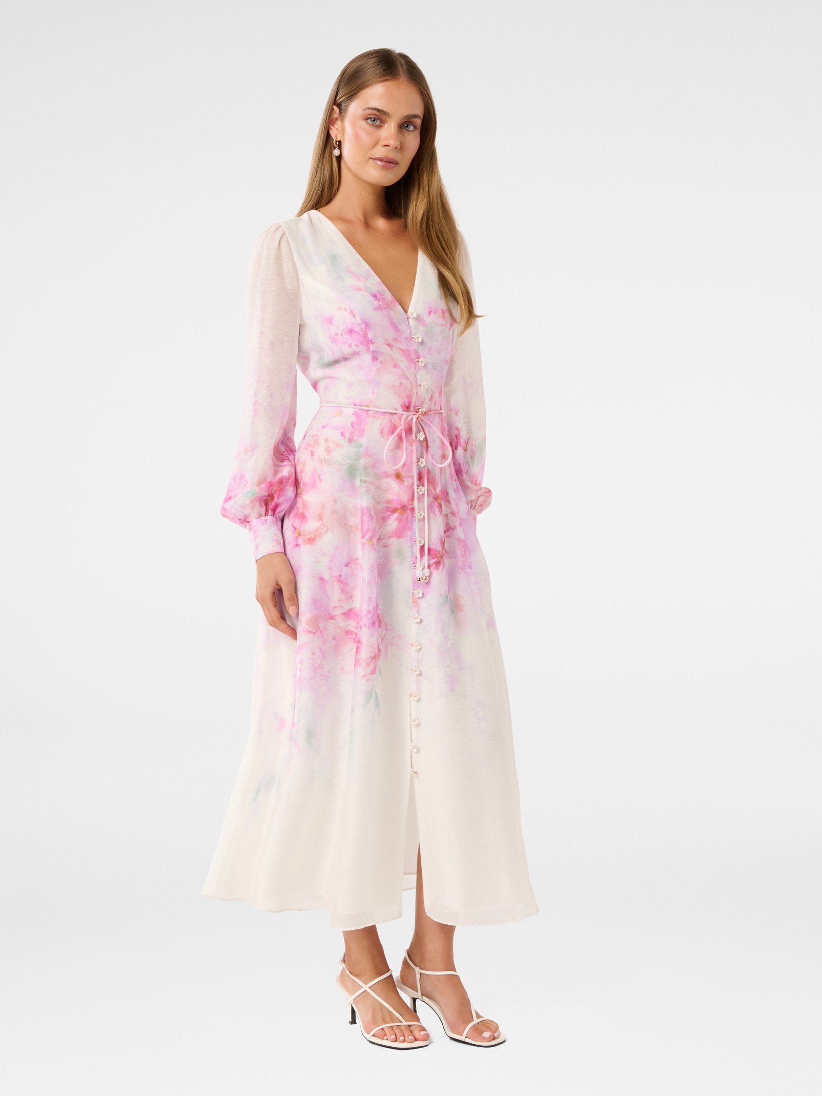 Kahlani Printed Midi Dress