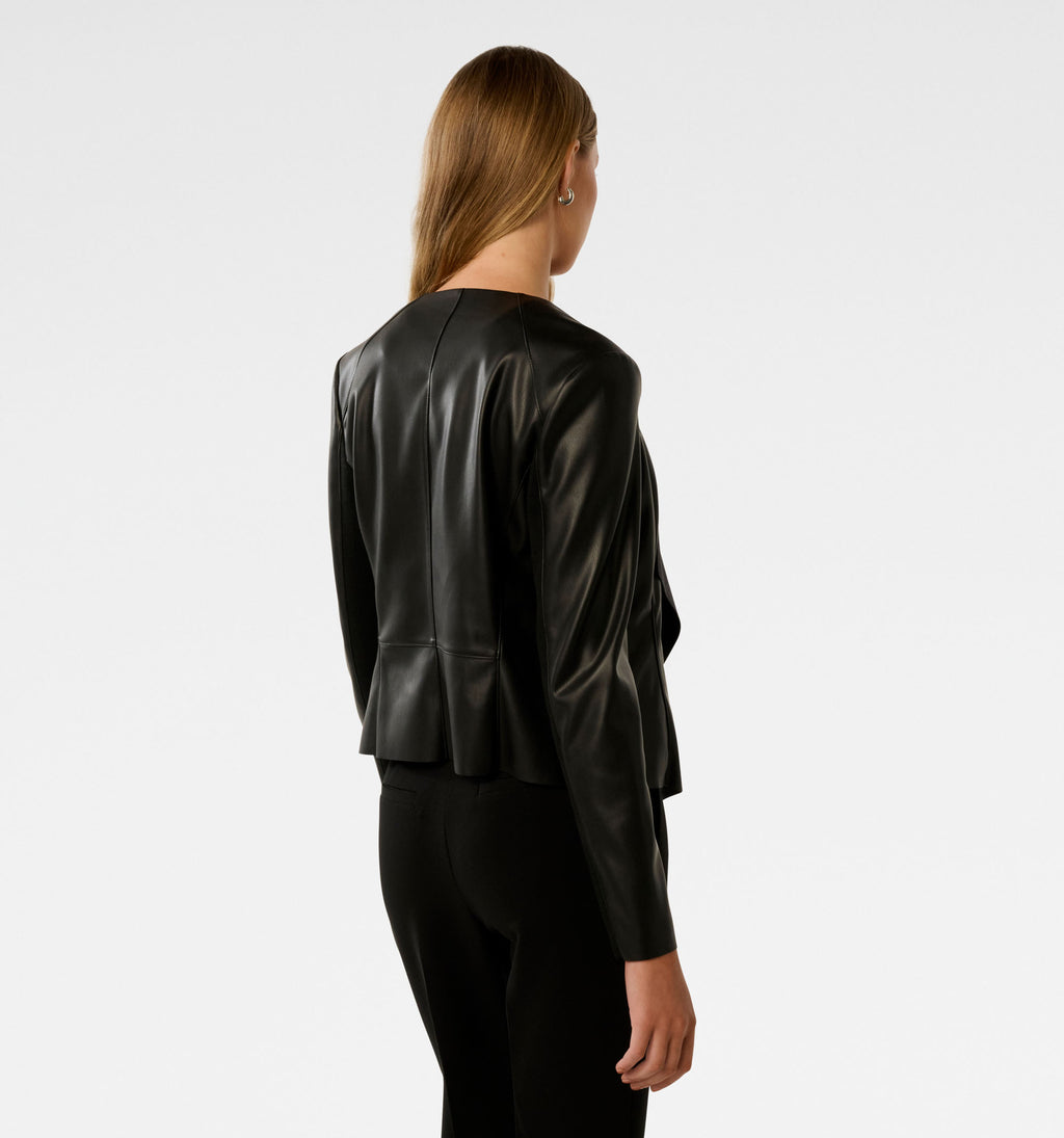 Louise PU Waterfall Jacket