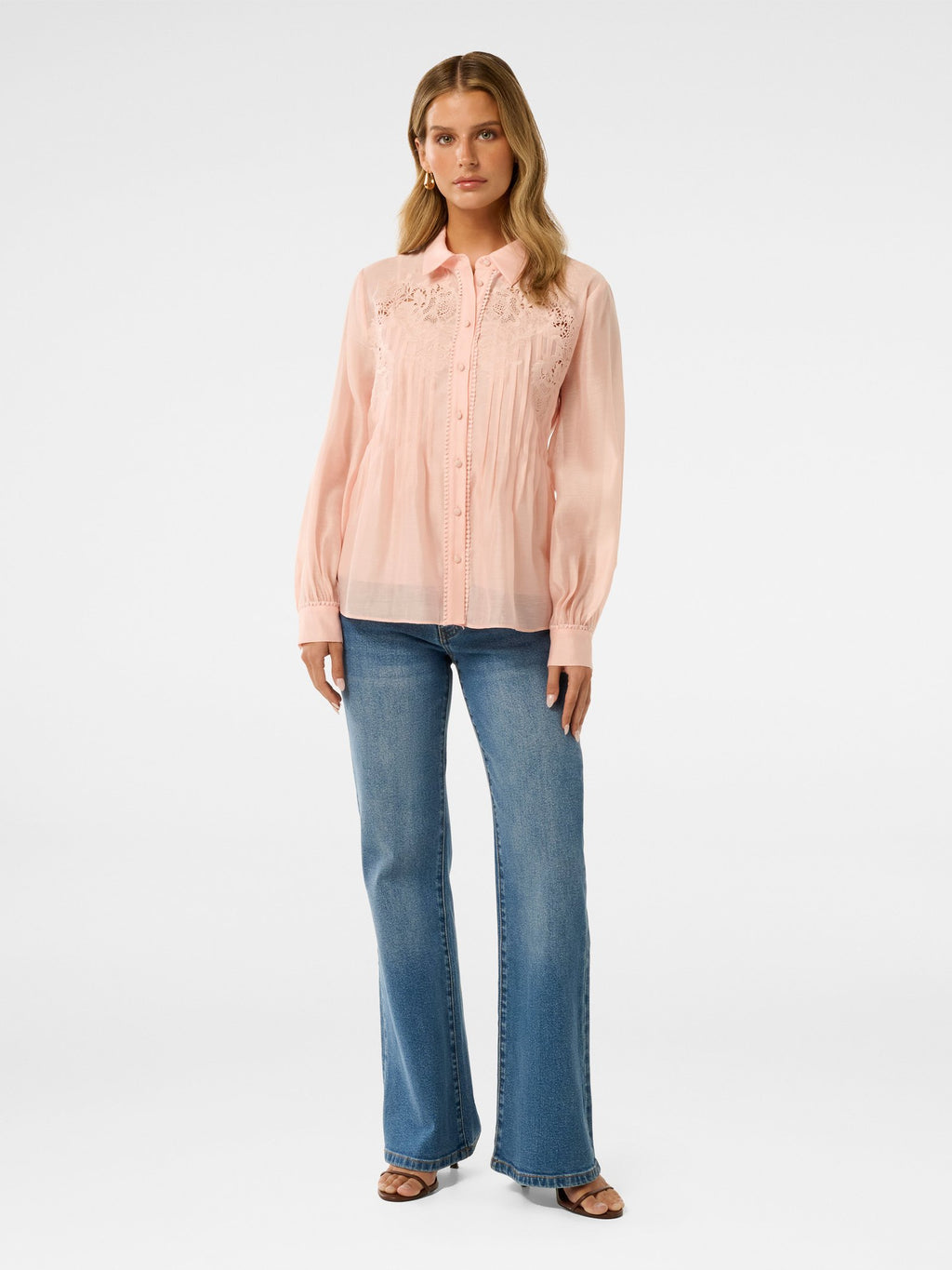 Azura Petite Embroidered Shirt
