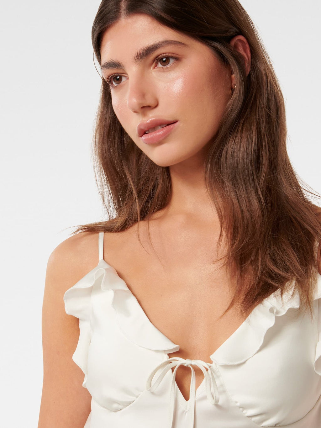  Evelina A-Line Ruffle Slip Sleepwear