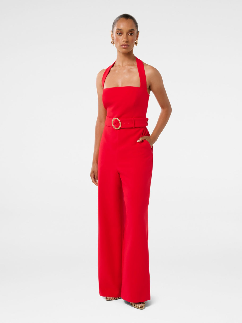 Remmie Petite Halter Jumpsuit