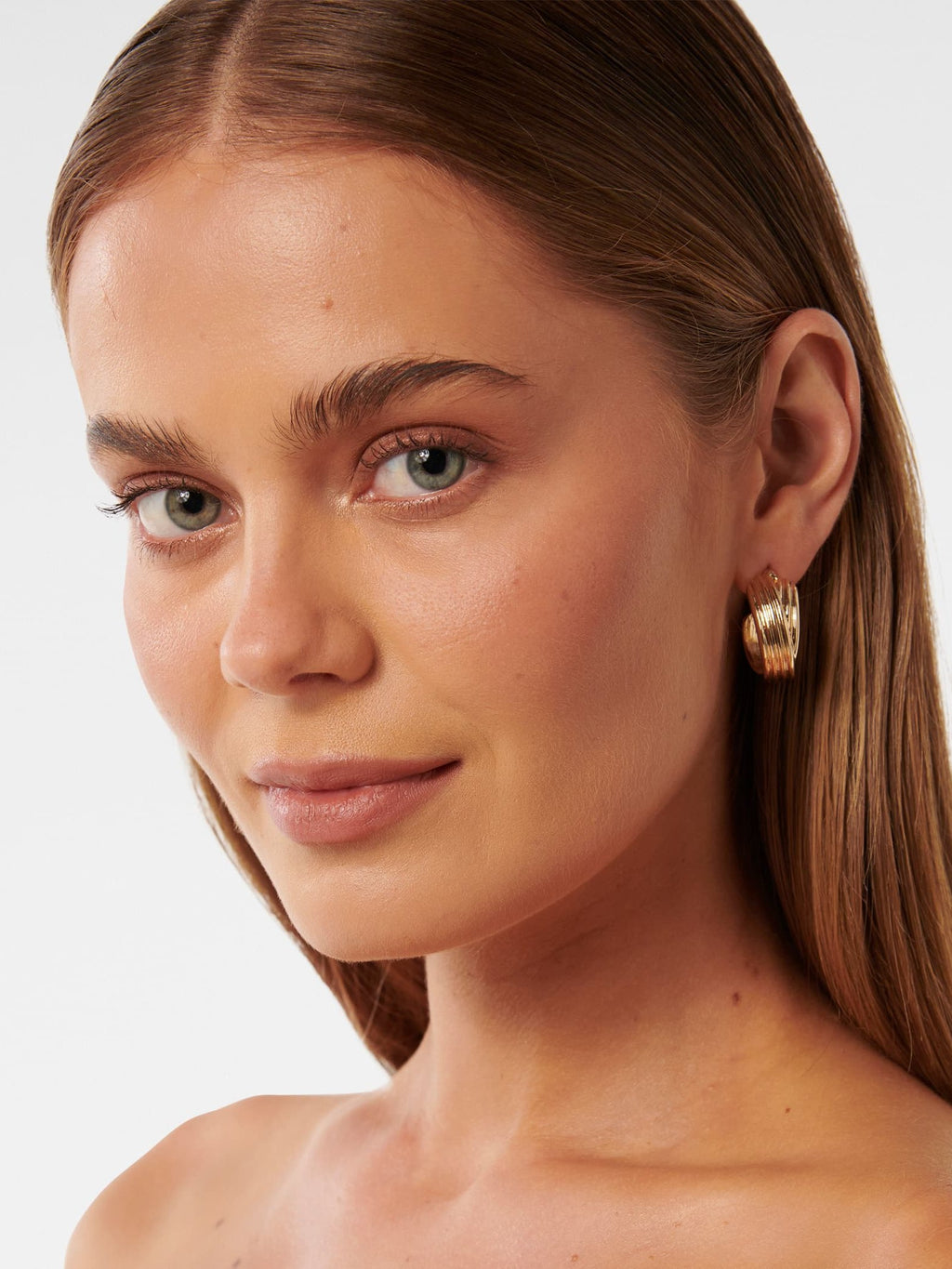 Signature Kai Panel Hoop Earring