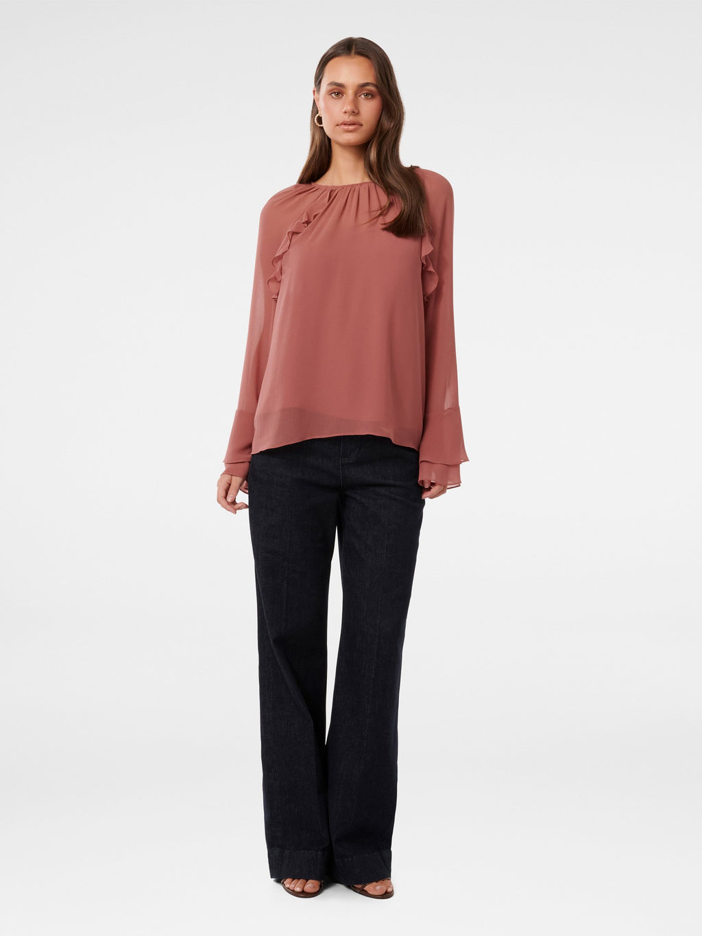 Tori Ruffle Blouse